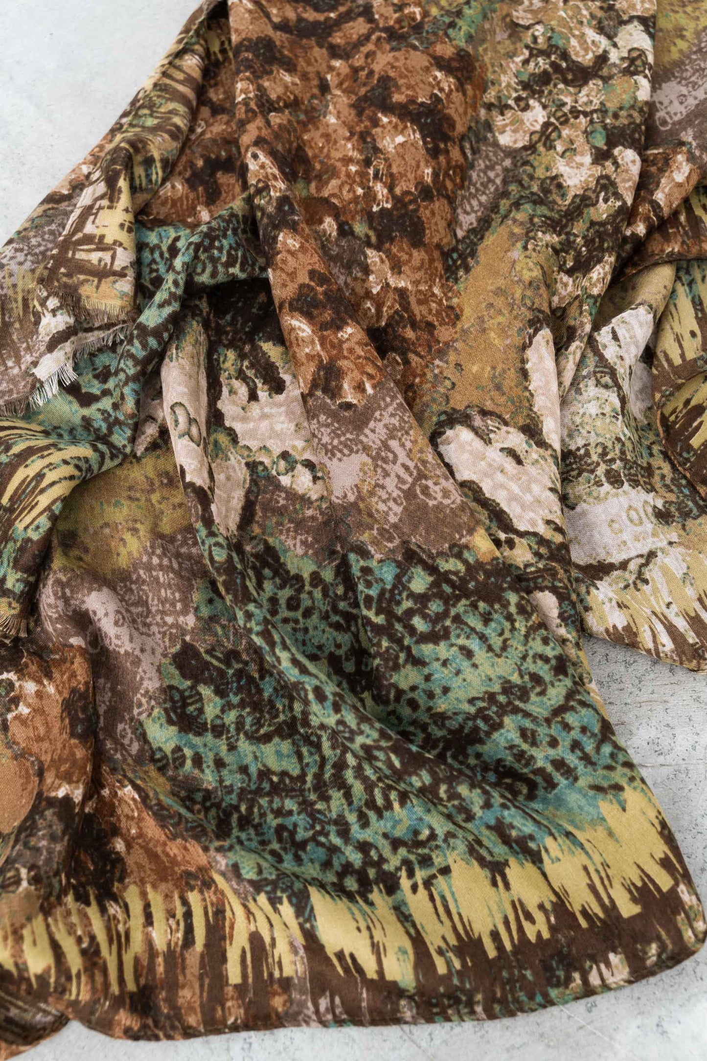 FOULARD FLOR PINCELADAS - Imagen 2