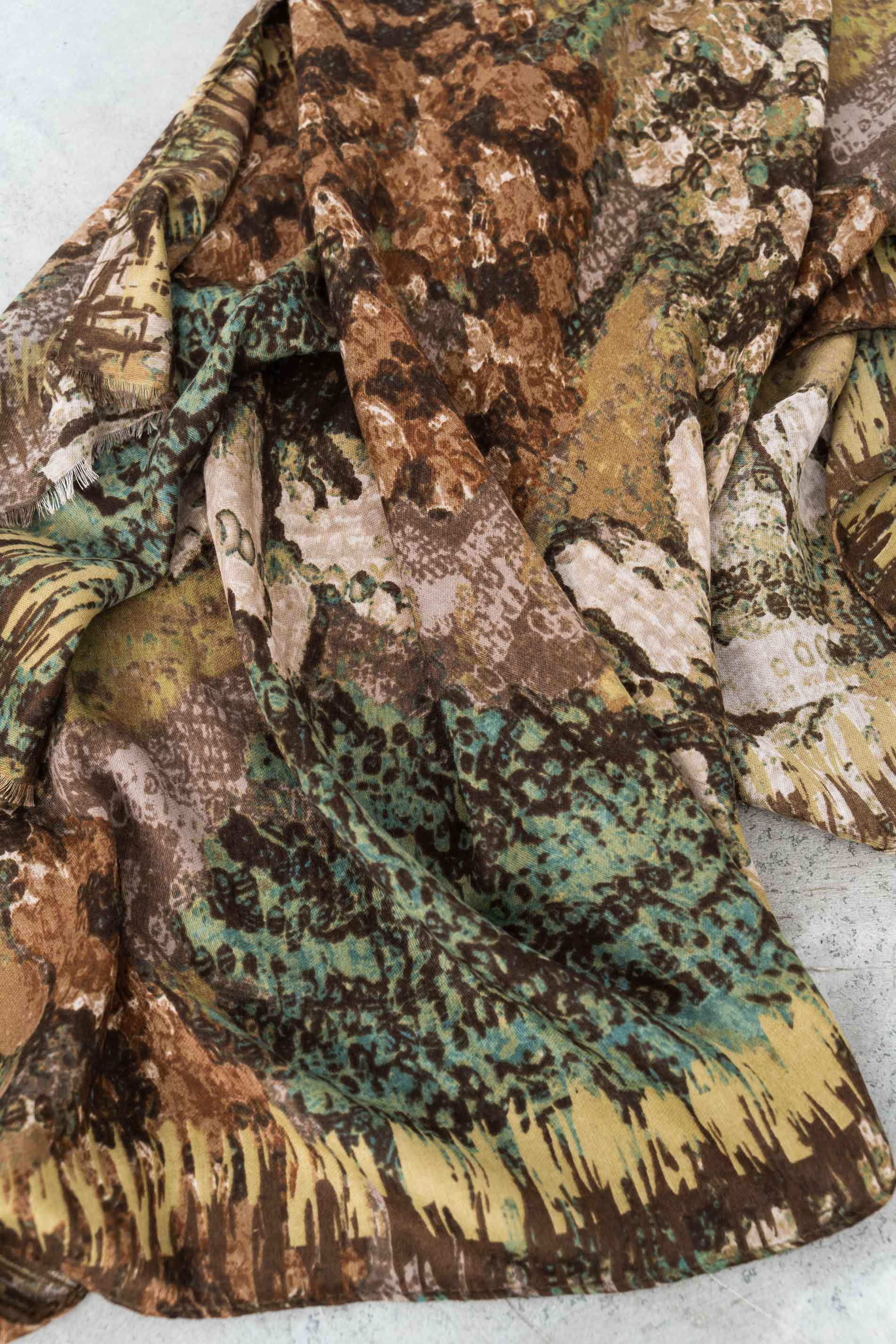FOULARD FLOR PINCELADAS - Imagen 2