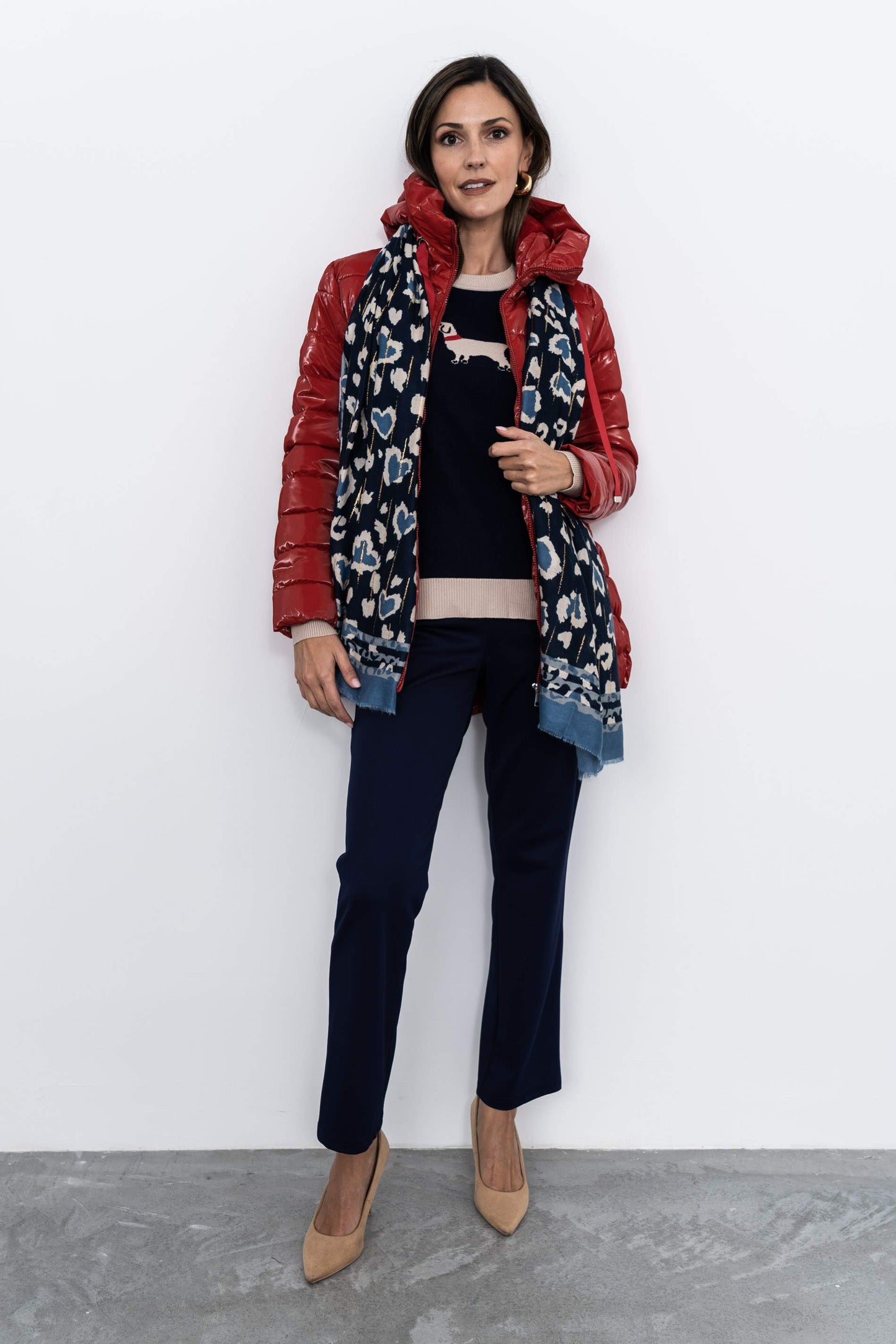 FOULARD ESTAMPADO ANIMAL ORO MARINO - Imagen 3