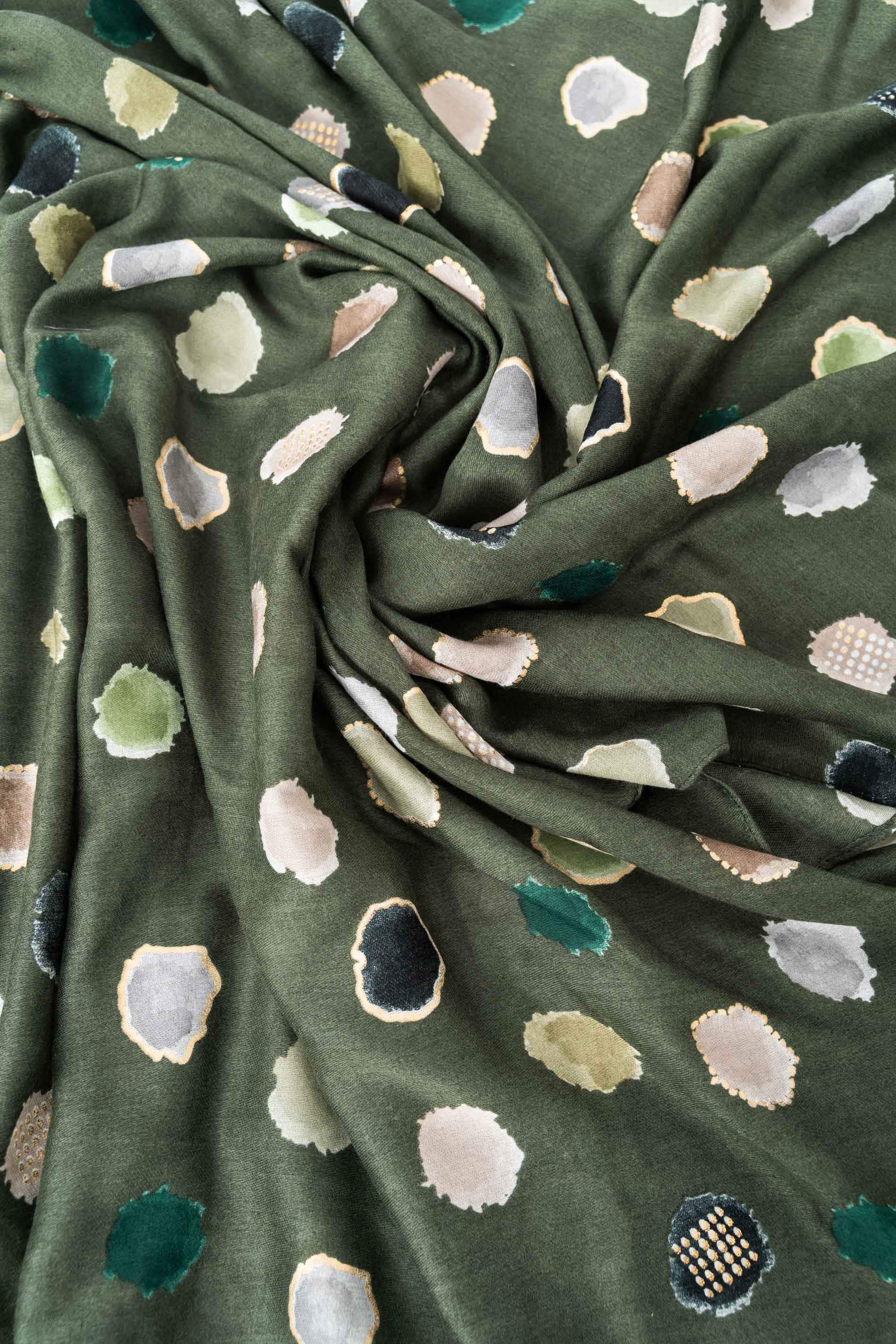 FOULARD TOPOS ORO - Imagen 2