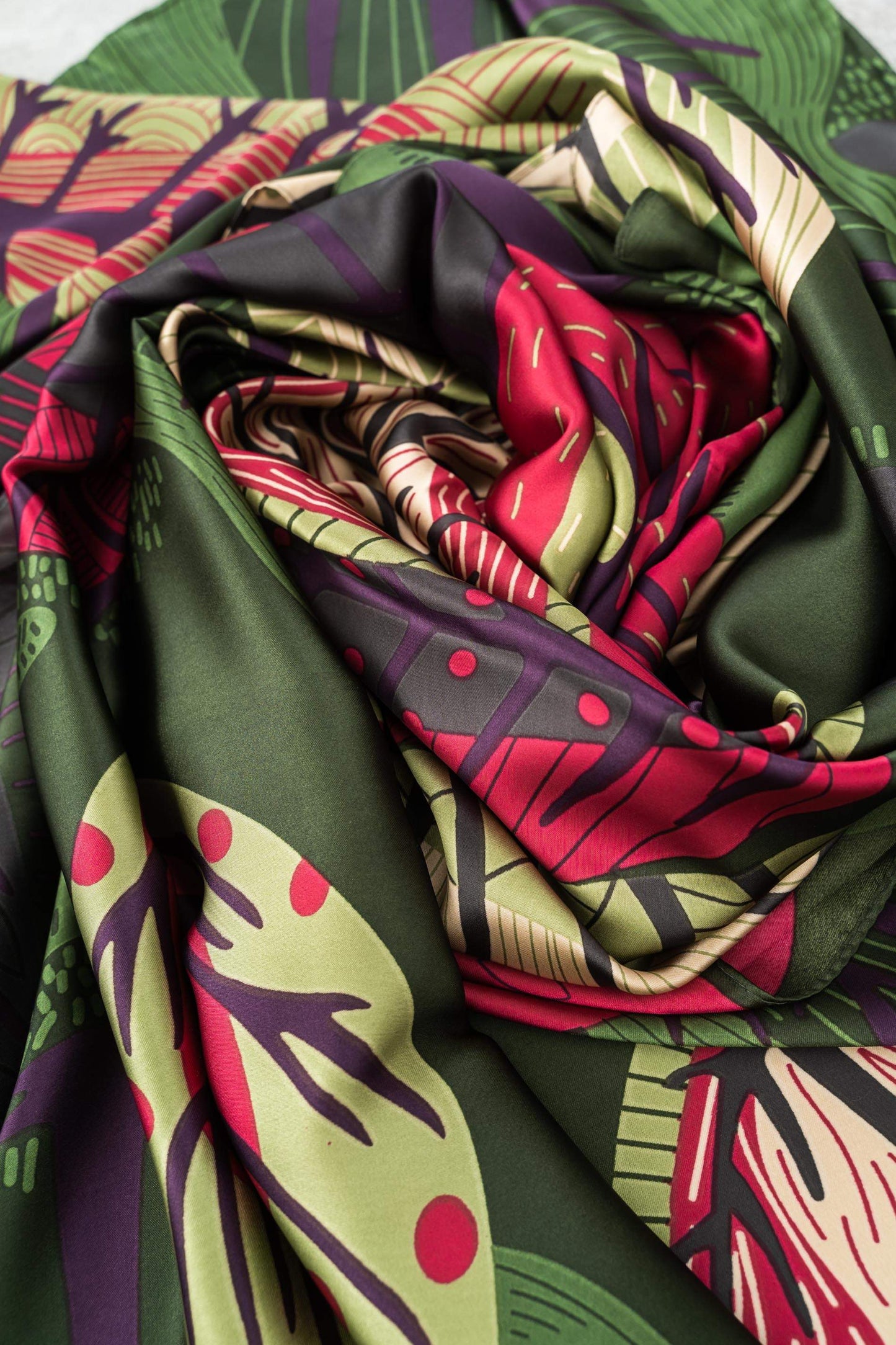 FOULARD EFECTO SEDA ARBOL - Imagen 4