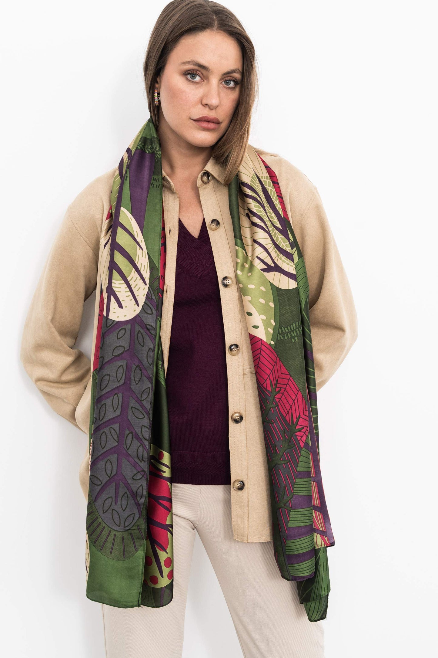 FOULARD EFECTO SEDA ARBOL - Imagen 6