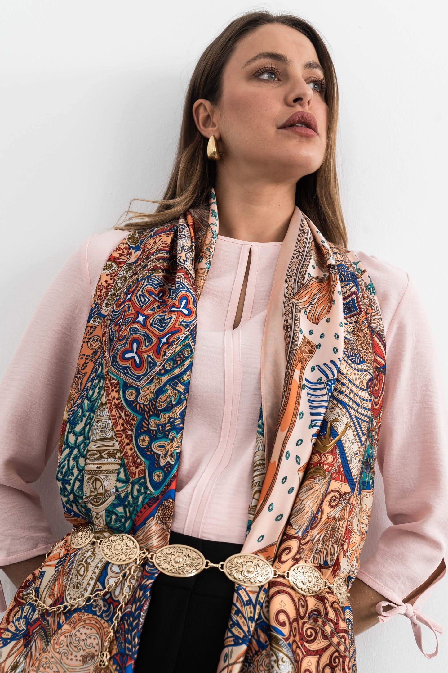 FOULARD EFECTO SEDA JINETE - Imagen 2