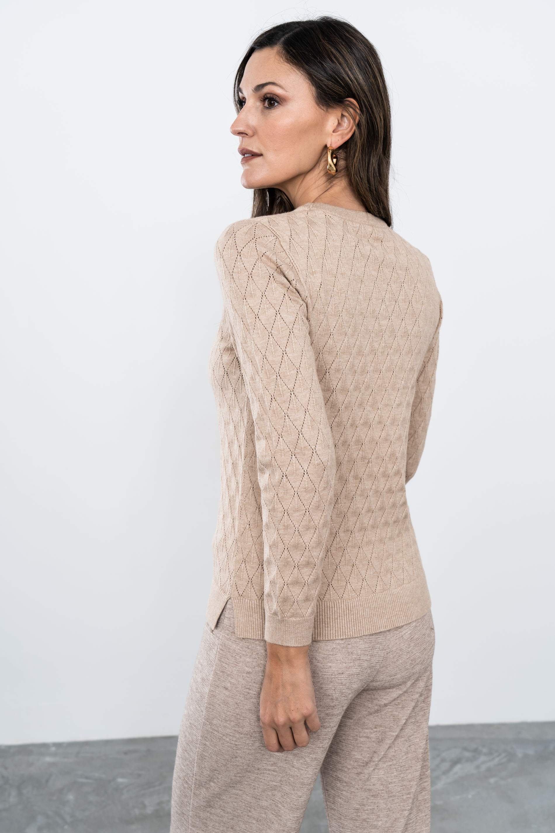 JERSEY CALADOS BEIGE - Imagen 4