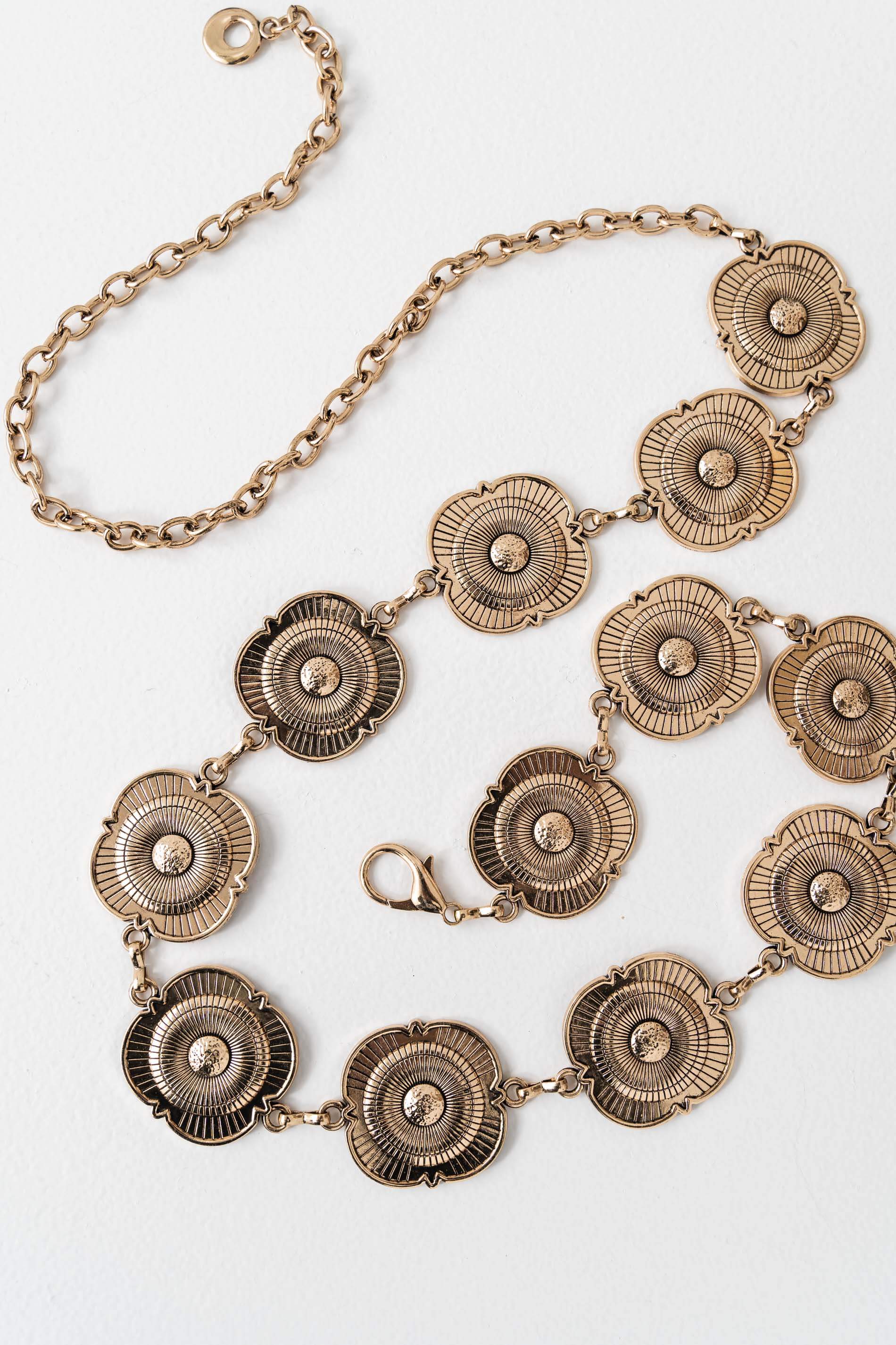 CINTURON METAL FLOR