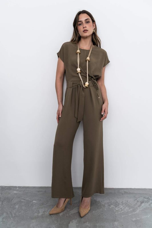 PANTALON TABLAS LAZO KAKI