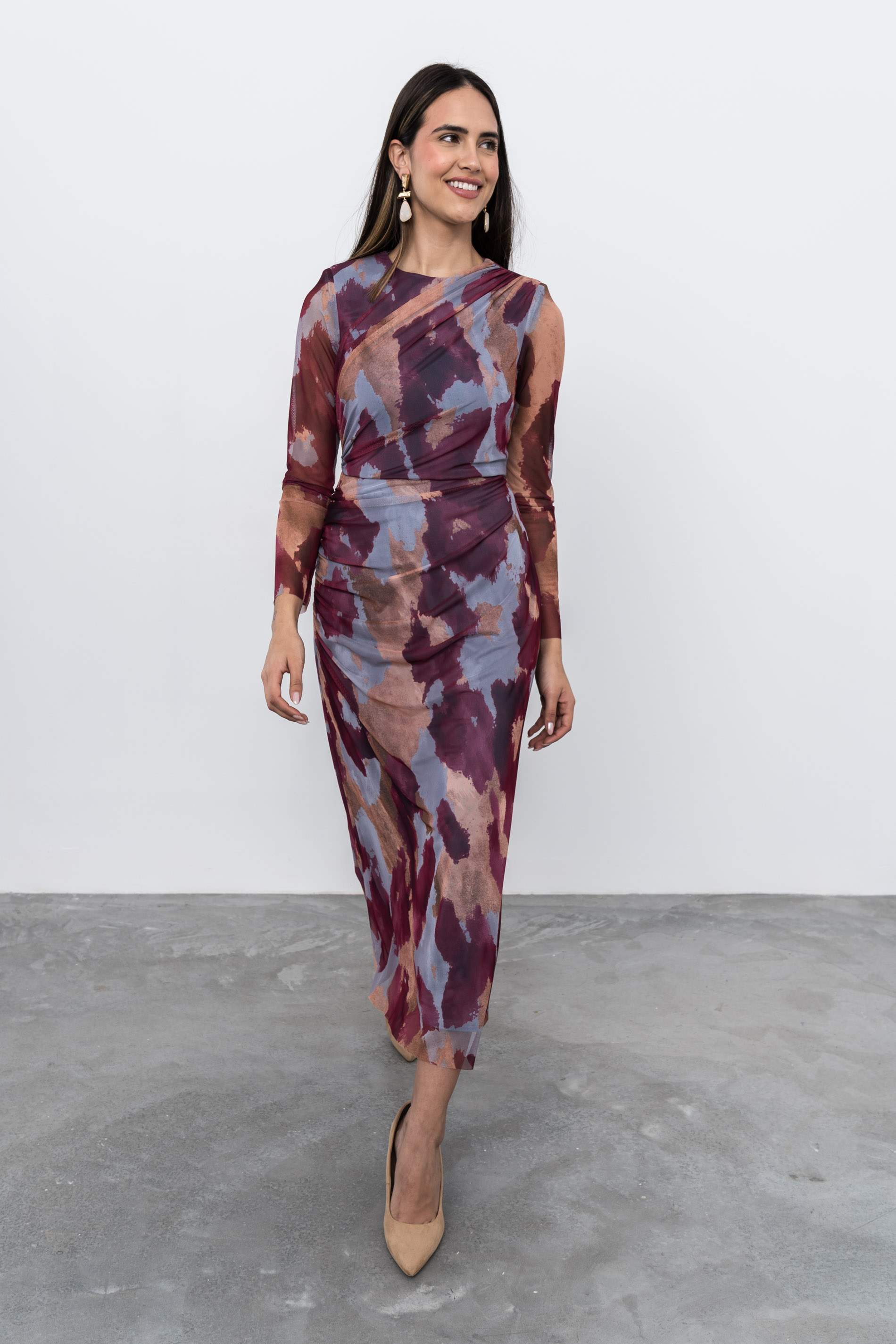 VESTIDO FRUNCES TUL