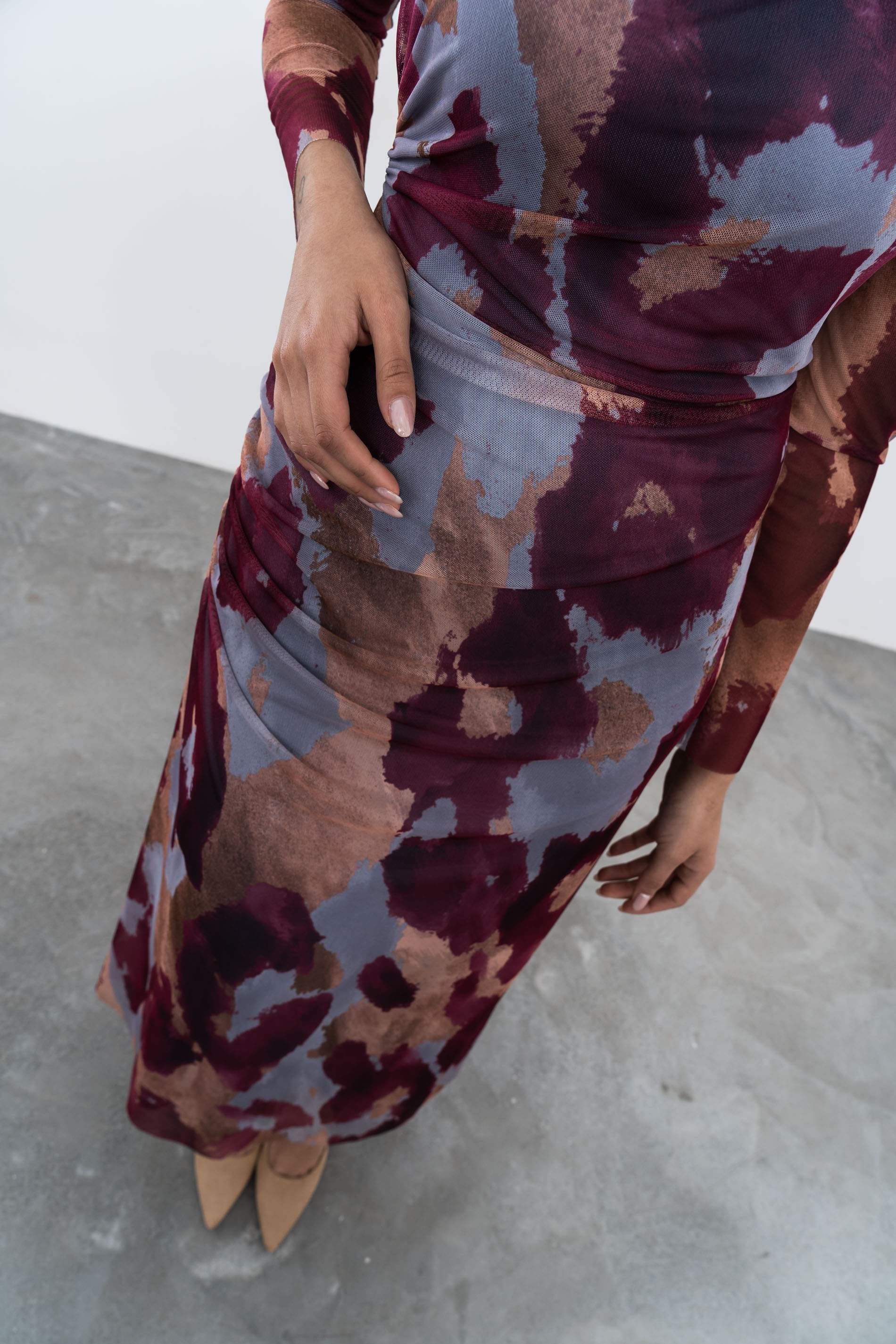 VESTIDO FRUNCES TUL - Imagen 4