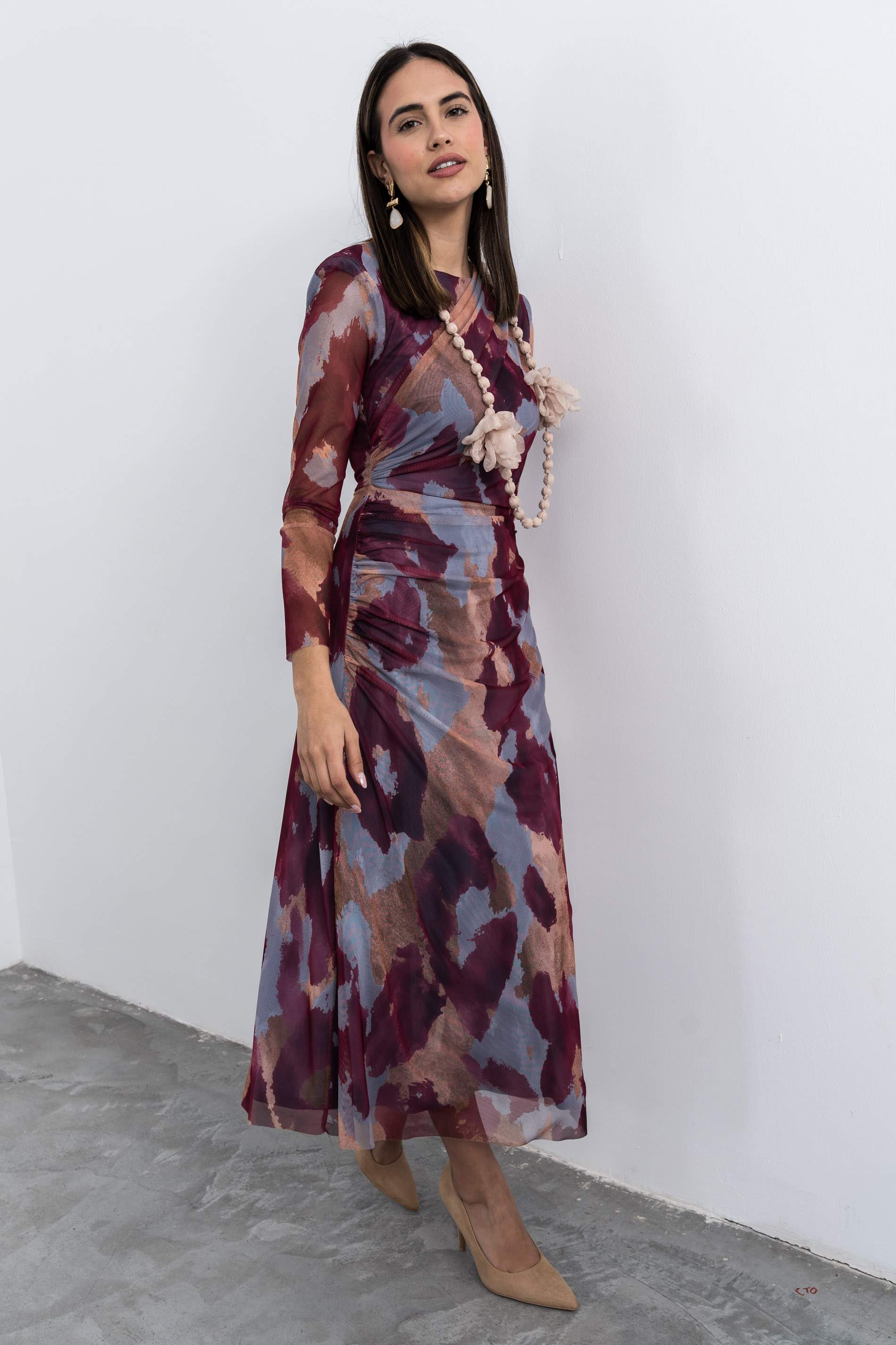 VESTIDO FRUNCES TUL - Imagen 5