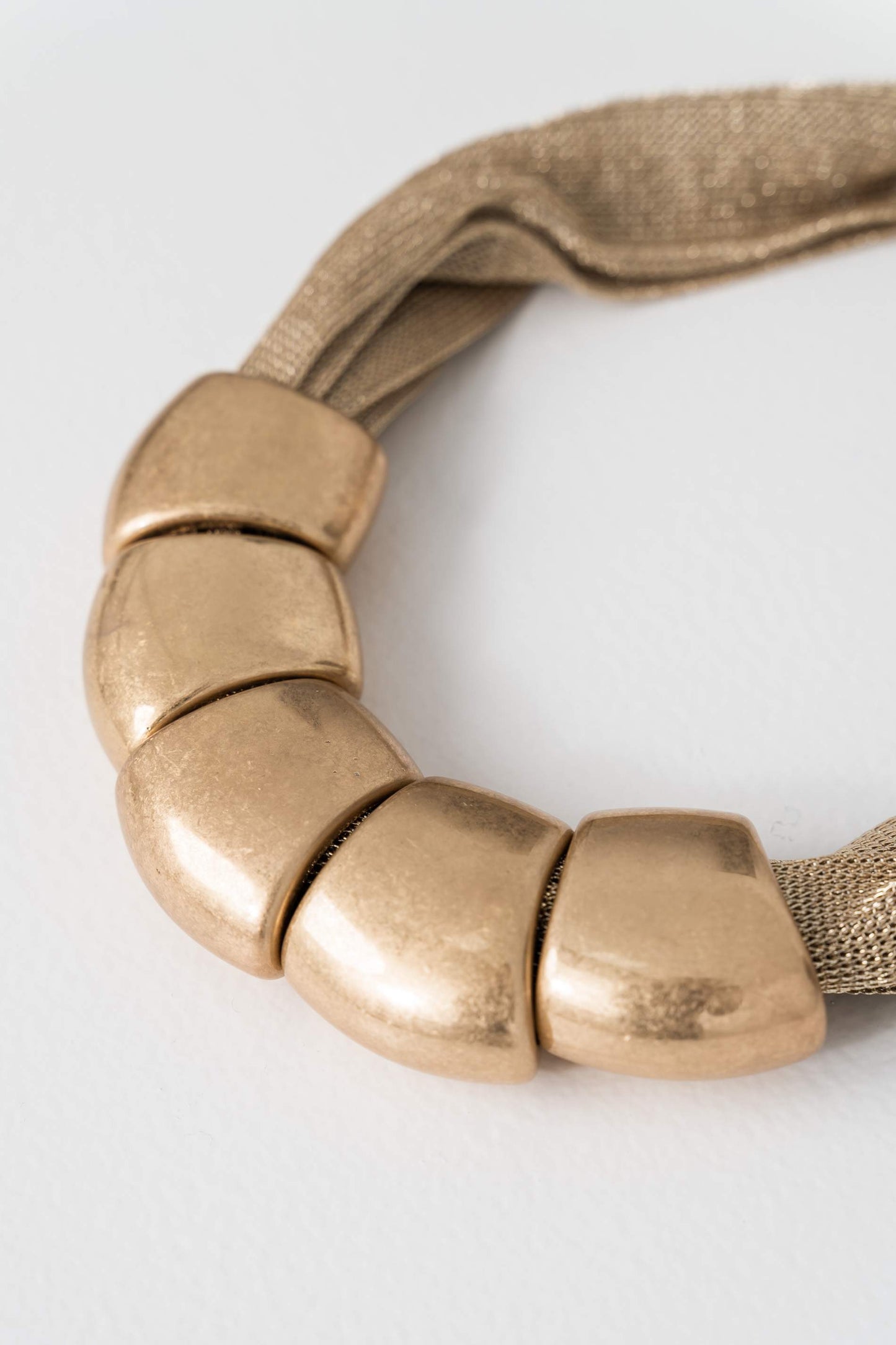 COLLAR MALLA CUENTAS - Imagen 2