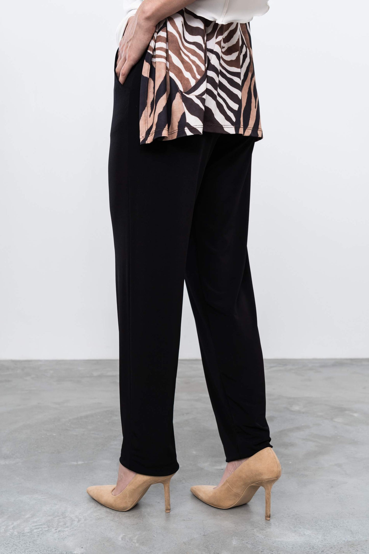 PANTALON FLUIDO NEGRO - Imagen 6