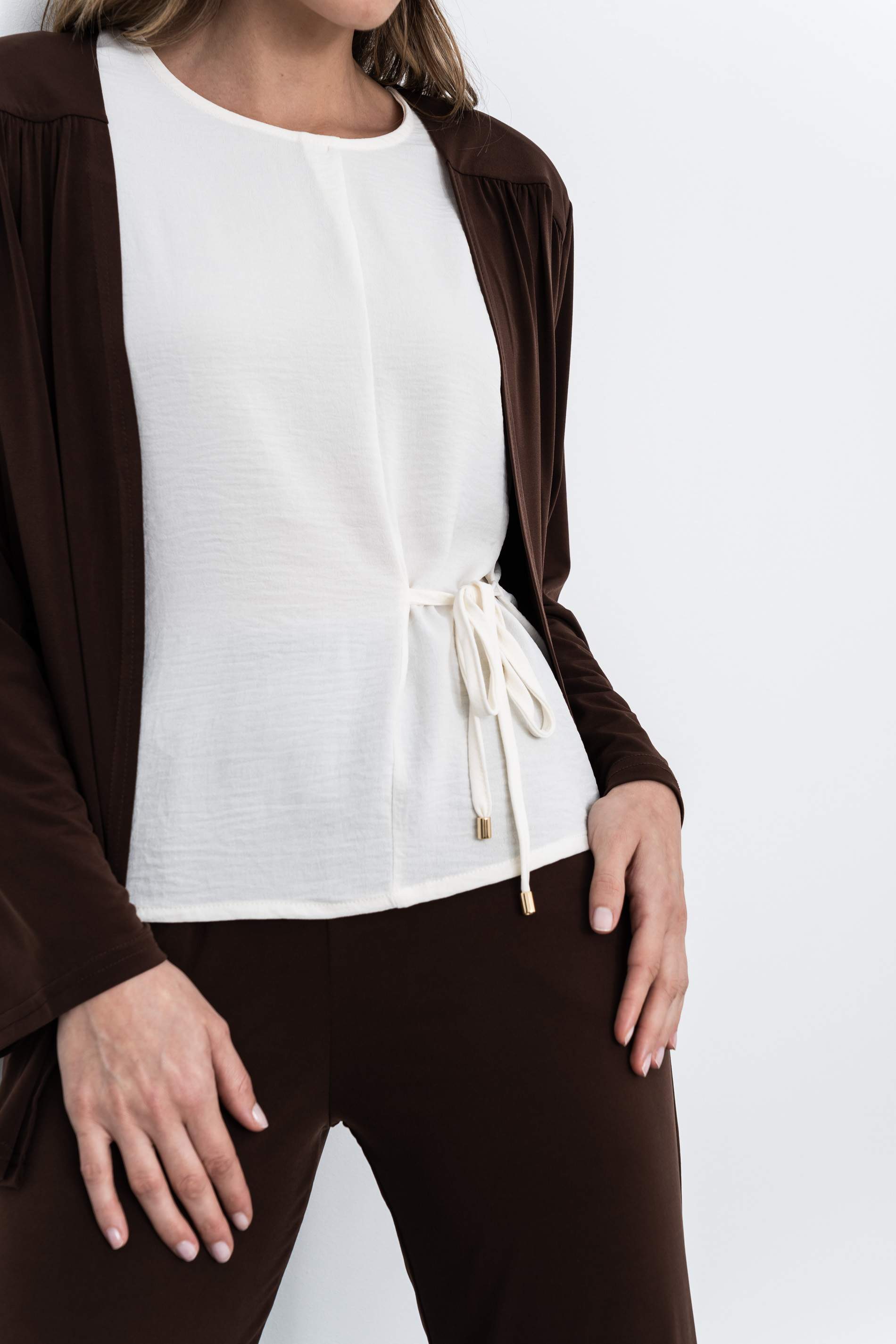 PANTALON FLUIDO CHOCOLATE - Imagen 5