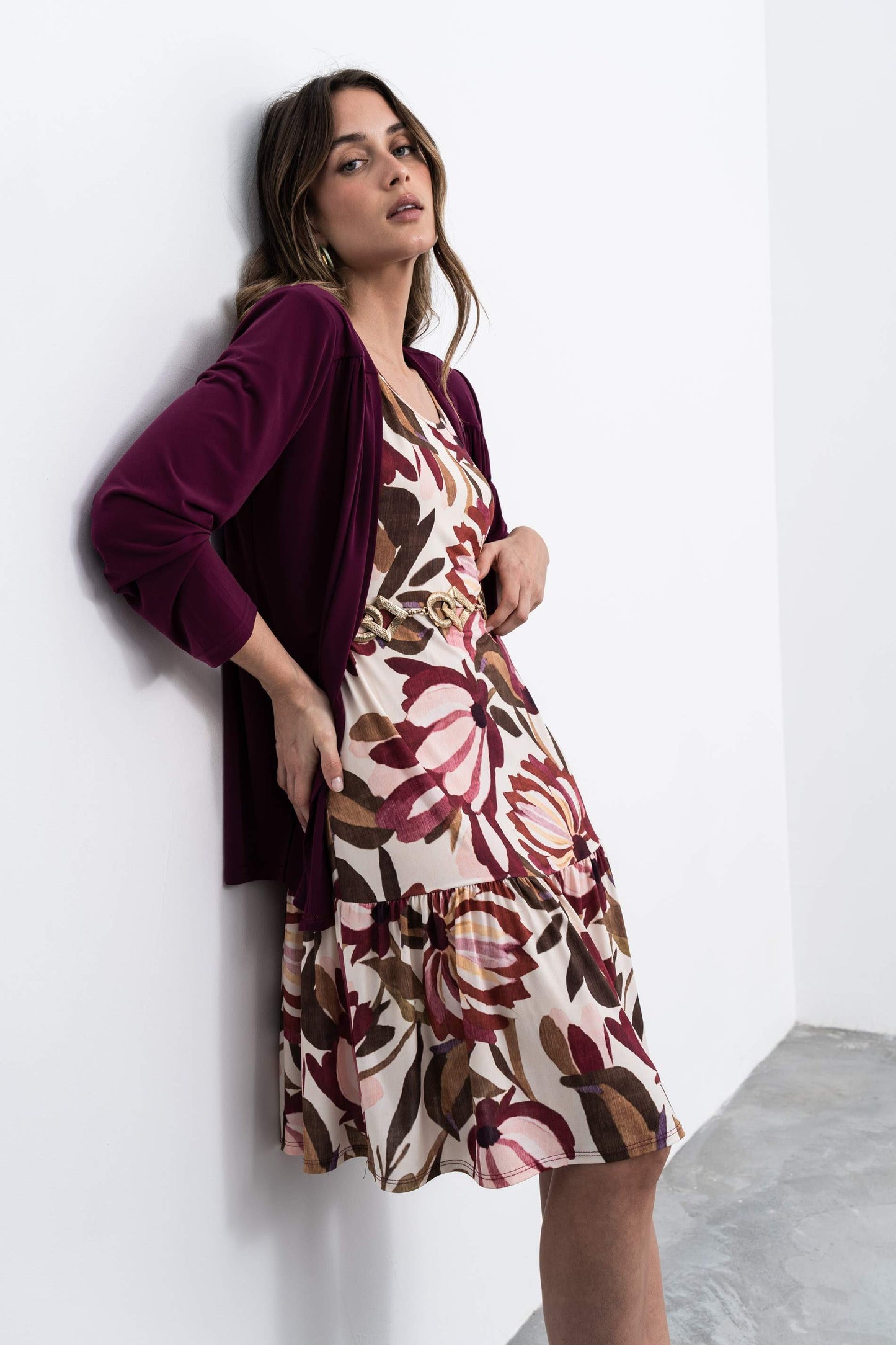 VESTIDO VOLANTE FLORAL - Imagen 4