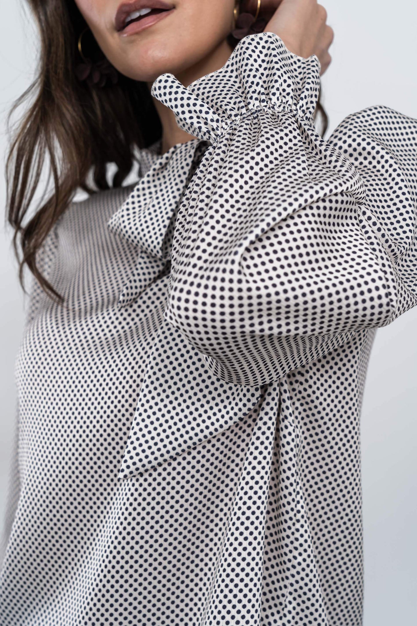 BLUSA LAZADA TOPOS CRUDO - Imagen 3