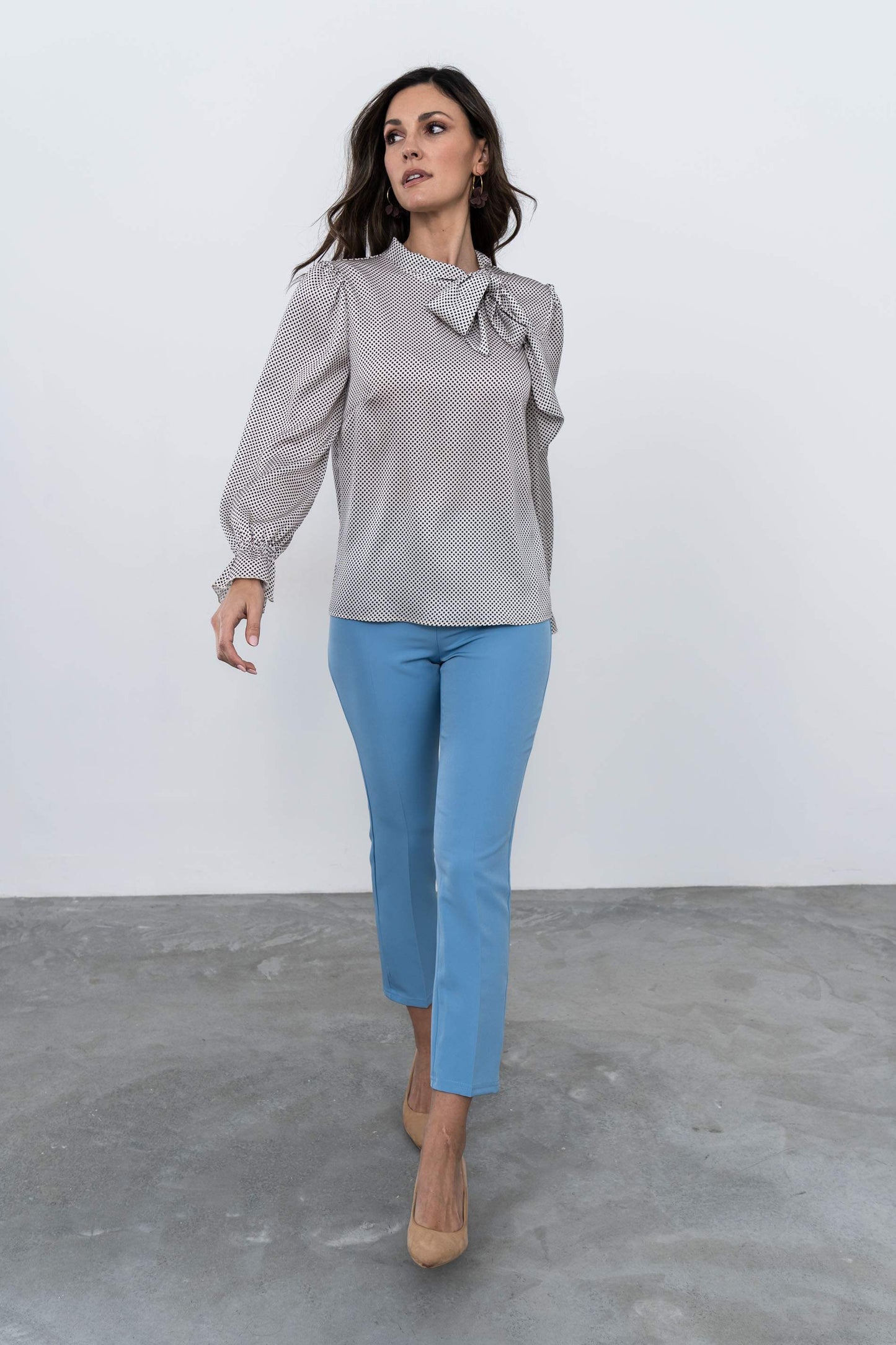 BLUSA LAZADA TOPOS CRUDO - Imagen 5