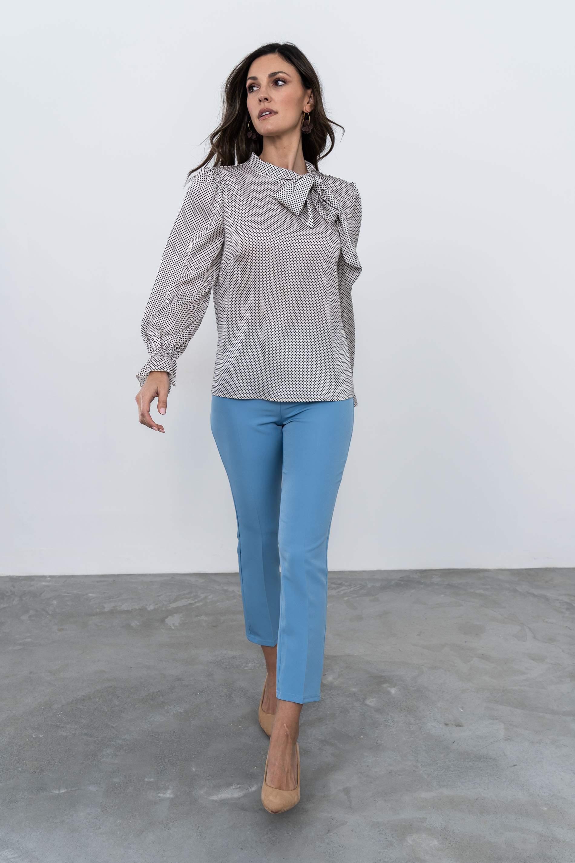 BLUSA LAZADA TOPOS CRUDO - Imagen 5