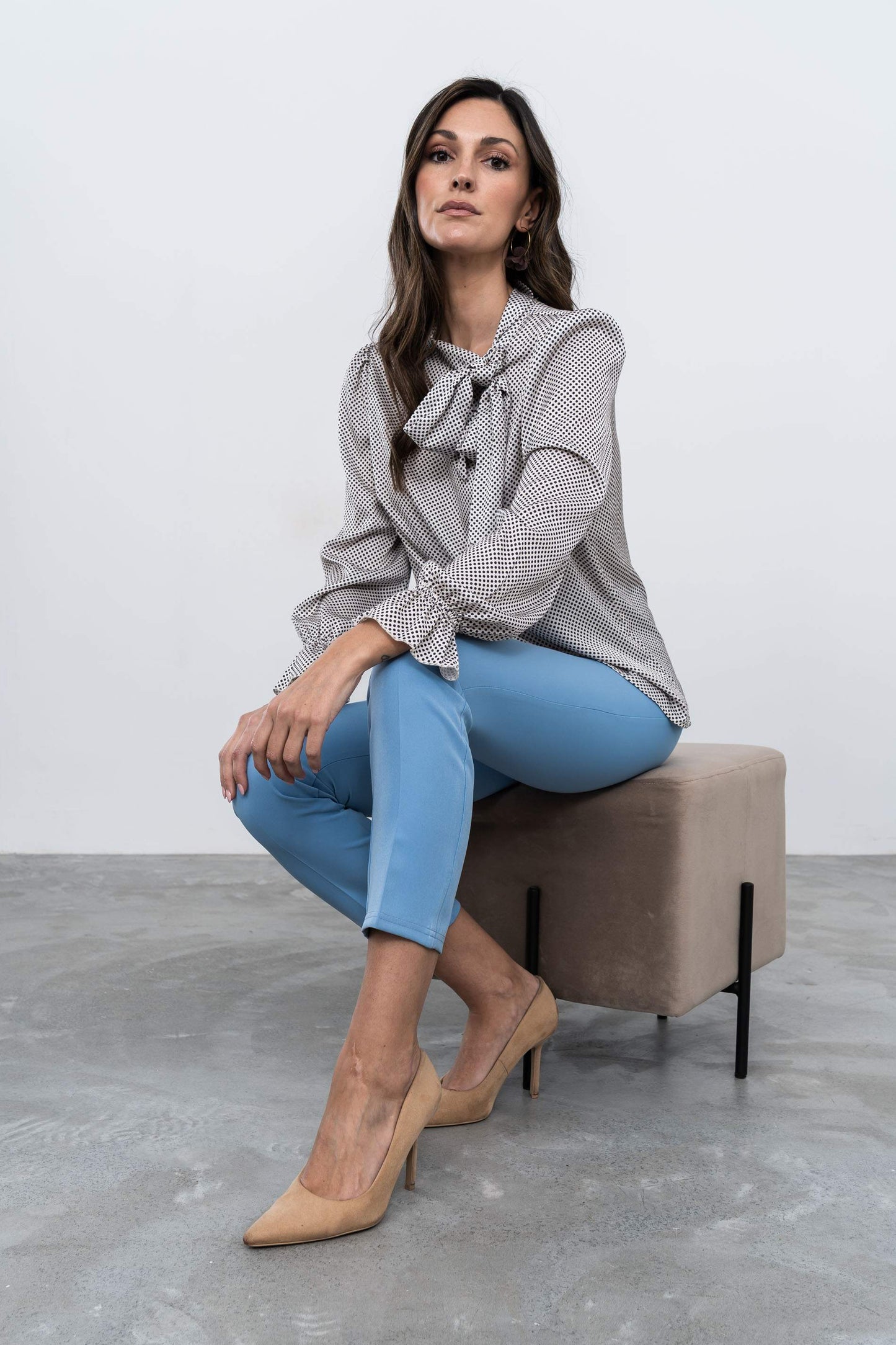 BLUSA LAZADA TOPOS CRUDO - Imagen 6