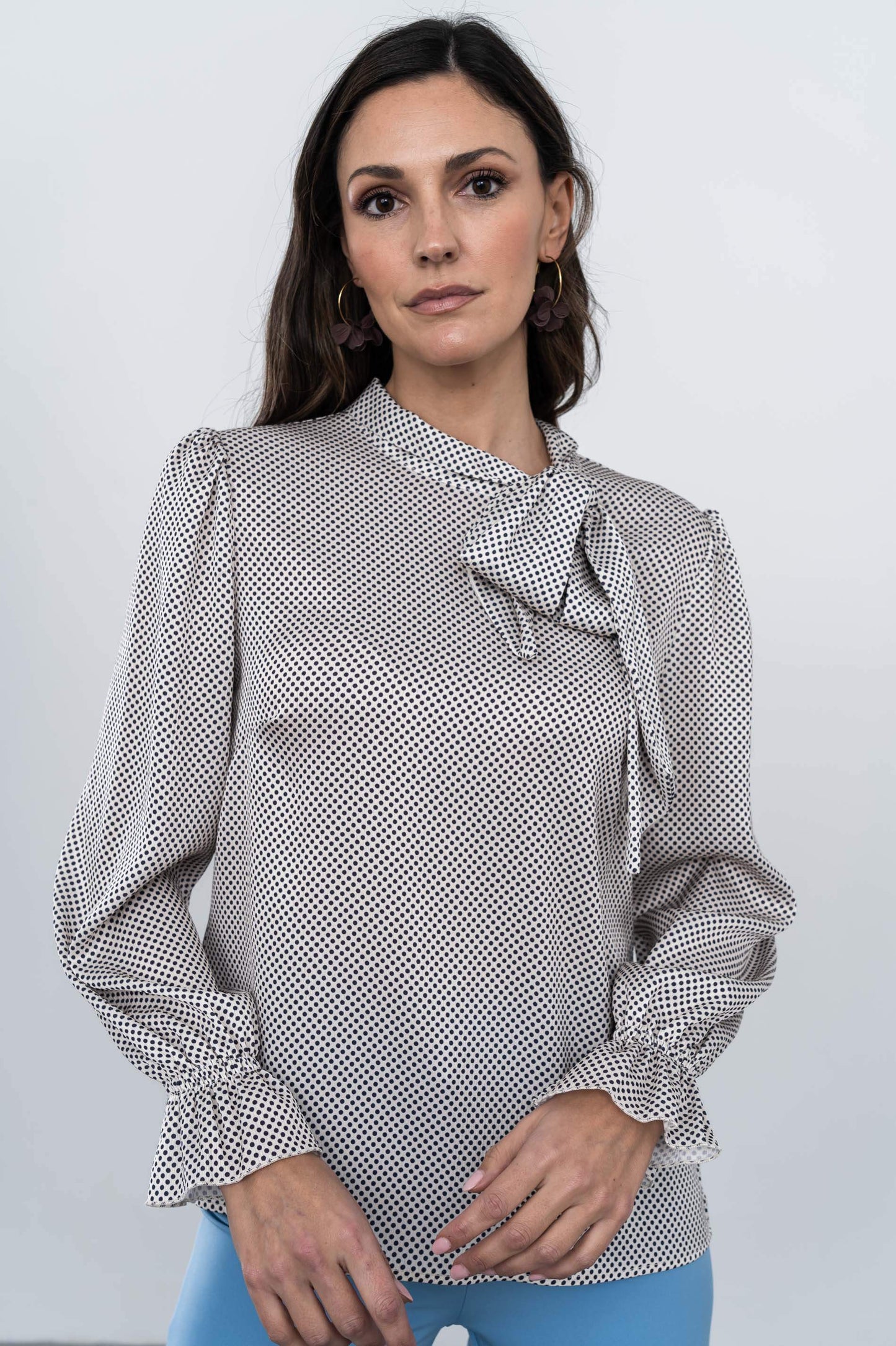 BLUSA LAZADA TOPOS CRUDO - Imagen 7