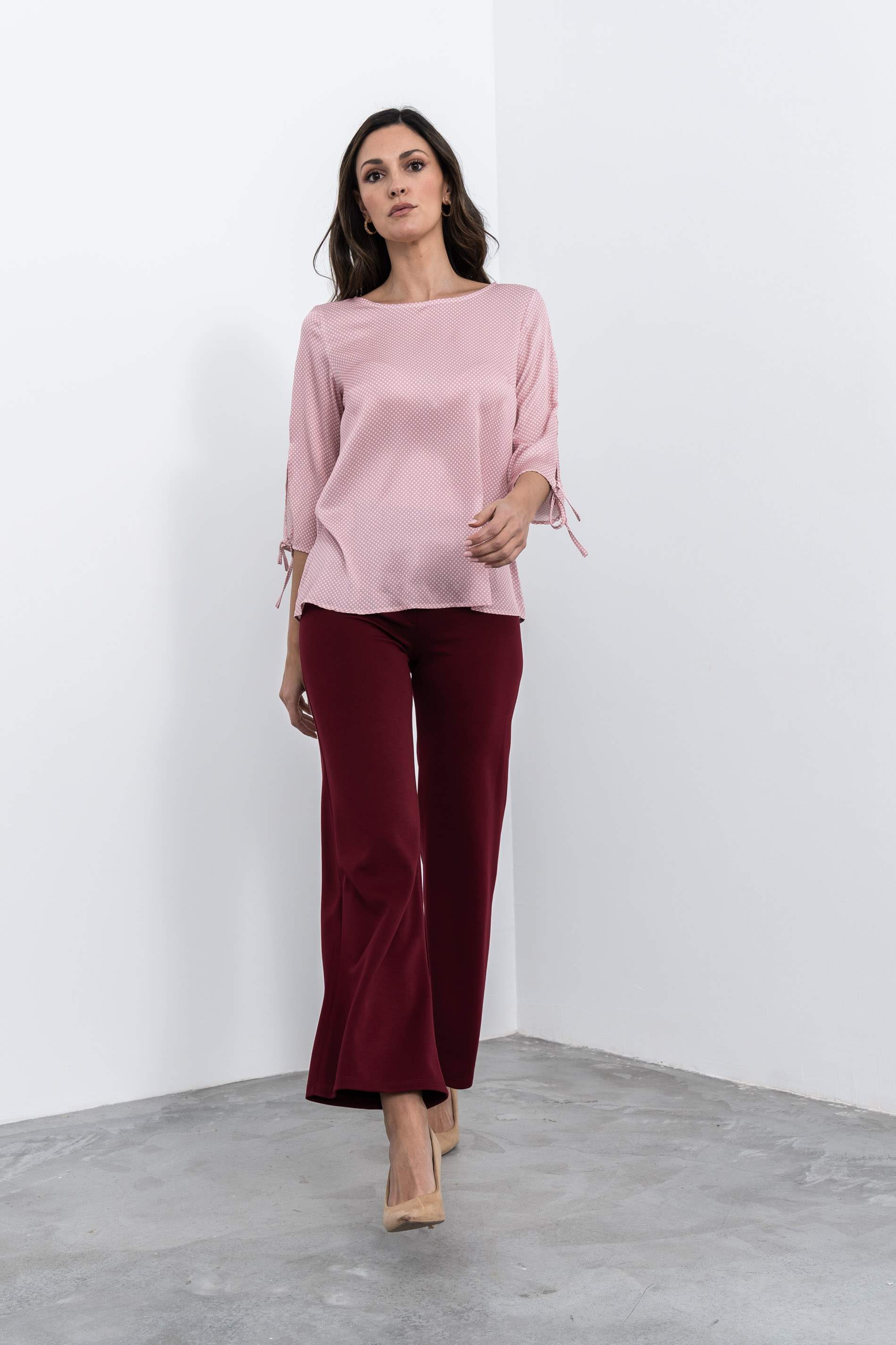 BLUSA MANGA LACITOS ROSA - Imagen 5