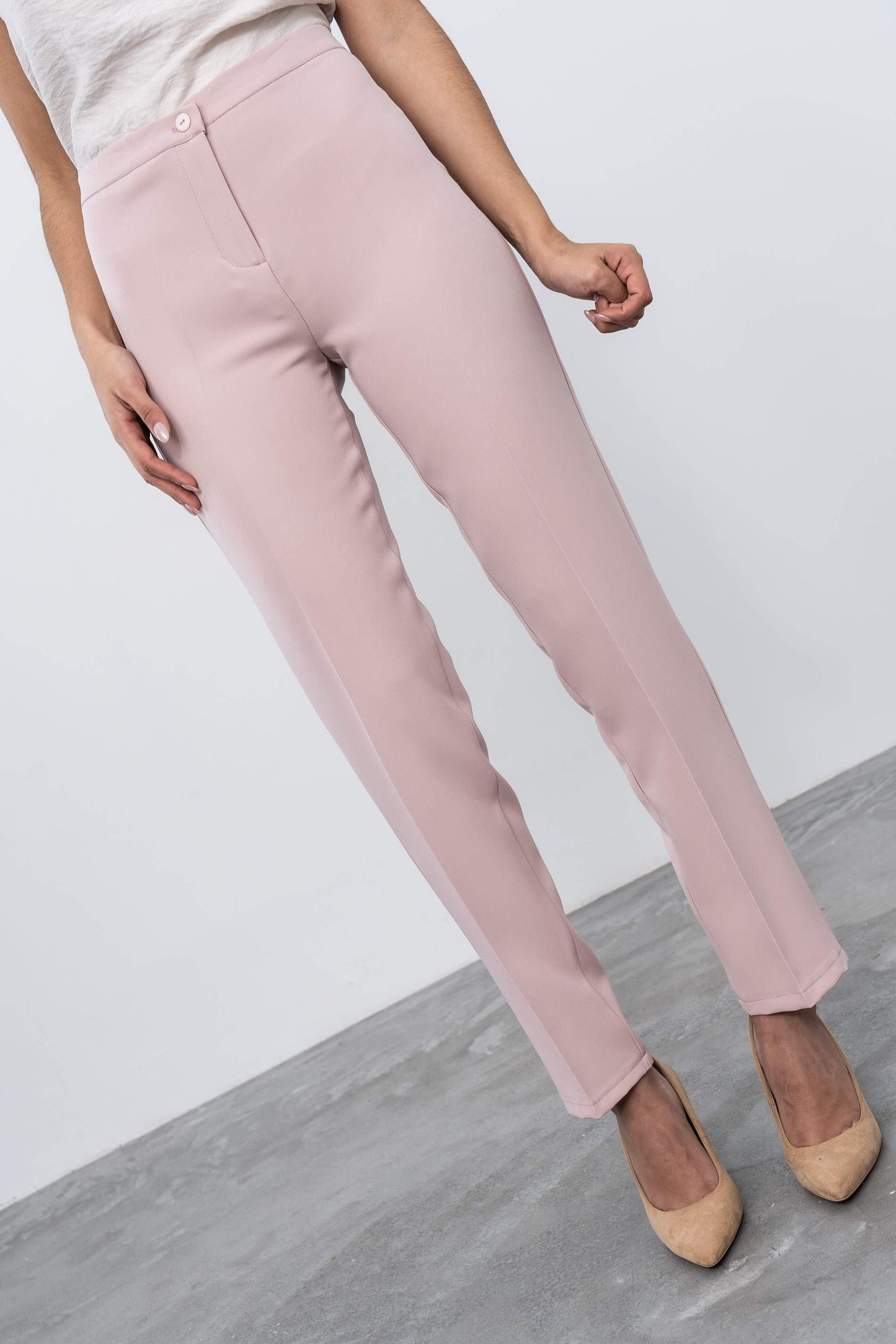 PANTALON VESTIR ROSA - Imagen 3