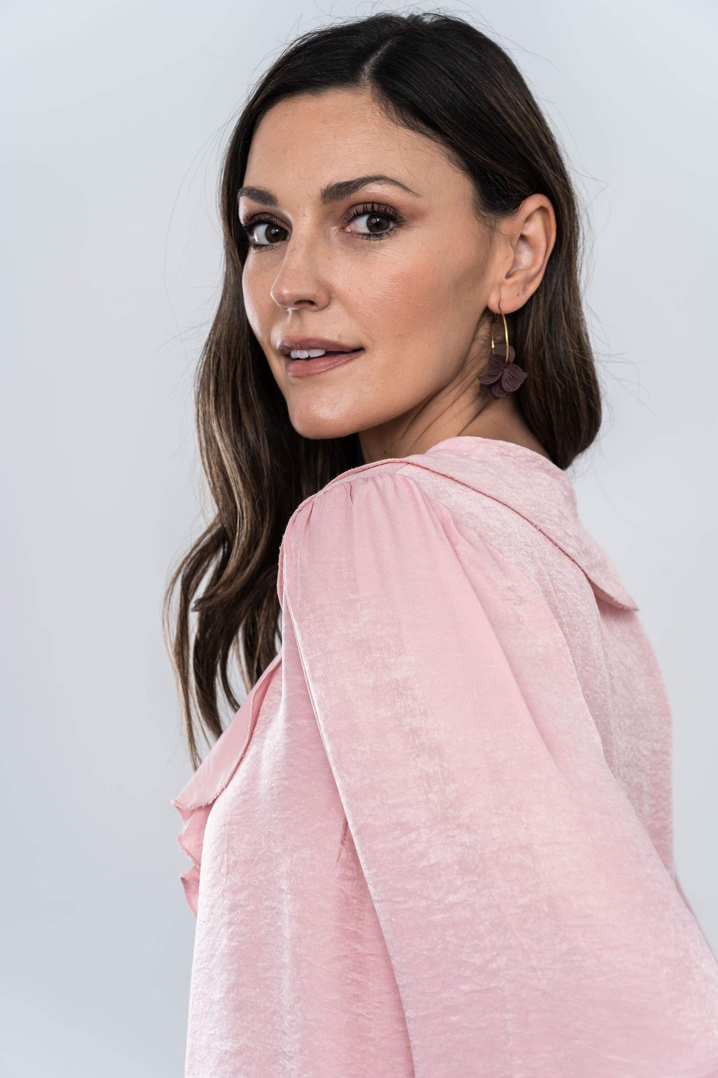 BLUSA CUELLO VOLANTE ROSA - Imagen 10