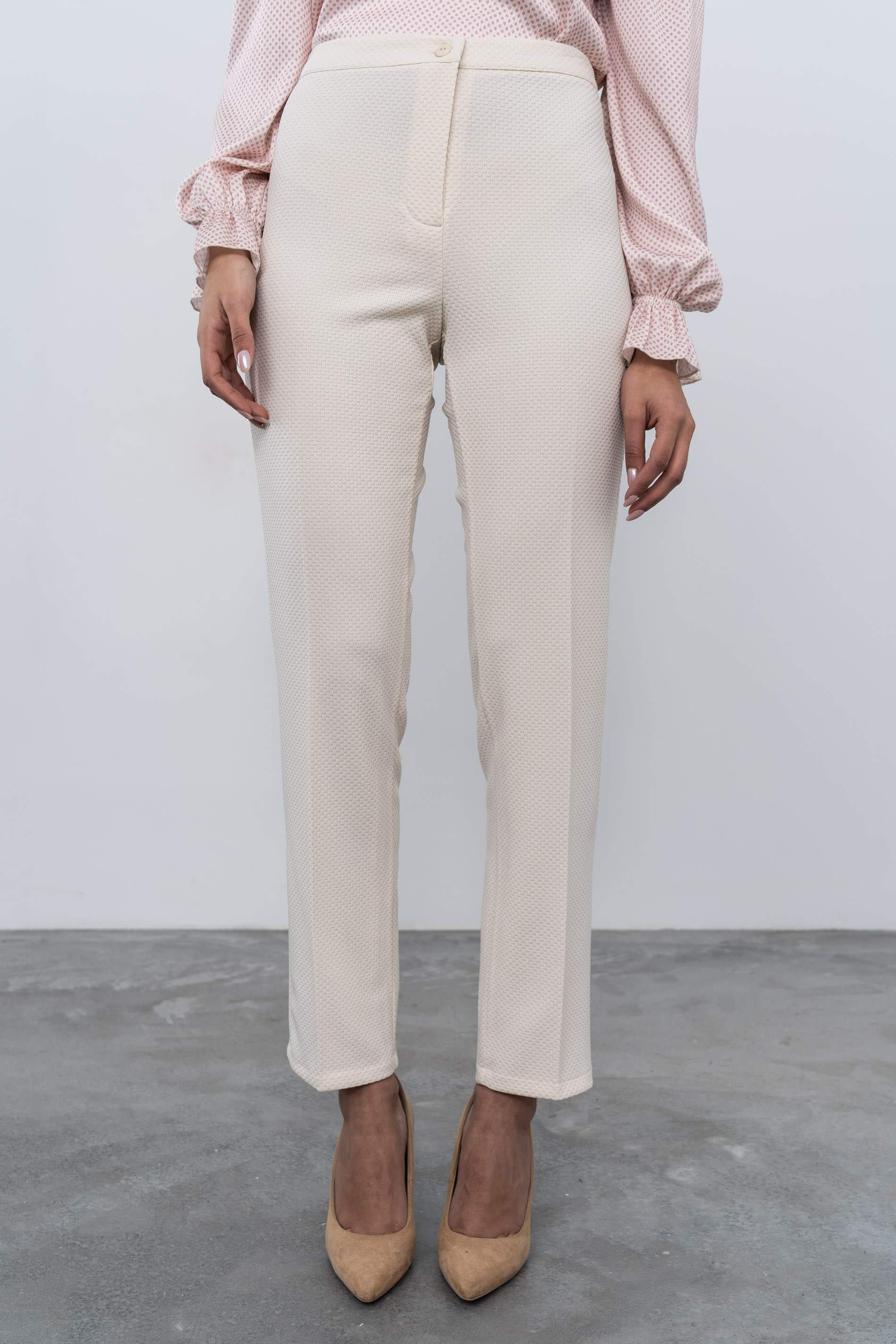 PANTALON JACQUARD CRUDO - Imagen 3