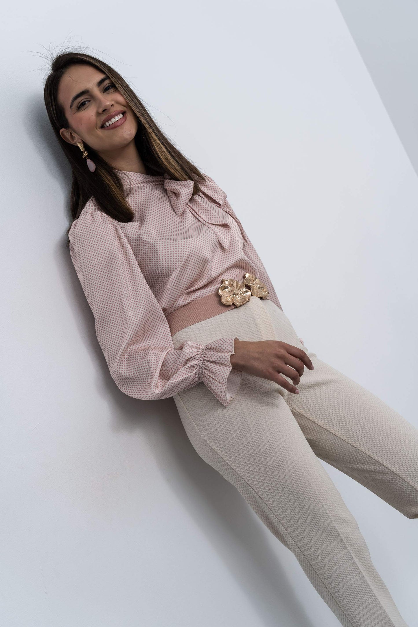 PANTALON JACQUARD CRUDO - Imagen 8