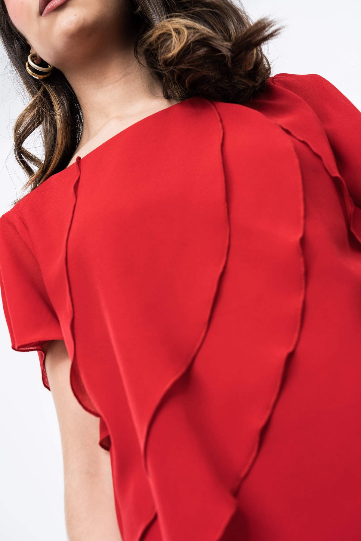 BLUSÓN CAPAS ROJO