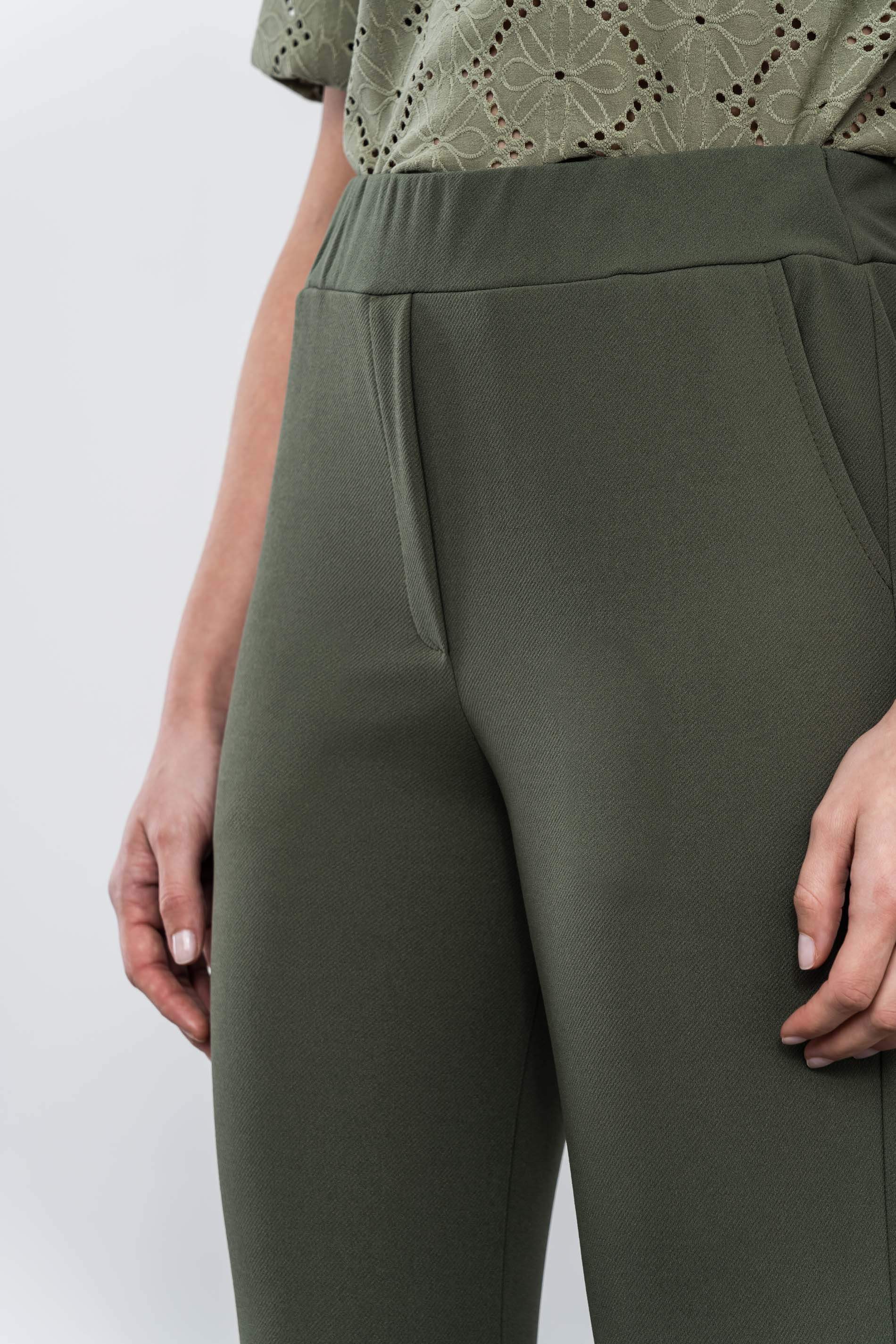 PANTALON GOMA BOLSILLOS KAKI - Imagen 3