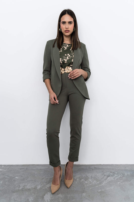 PANTALON GOMA PANEL KAKI