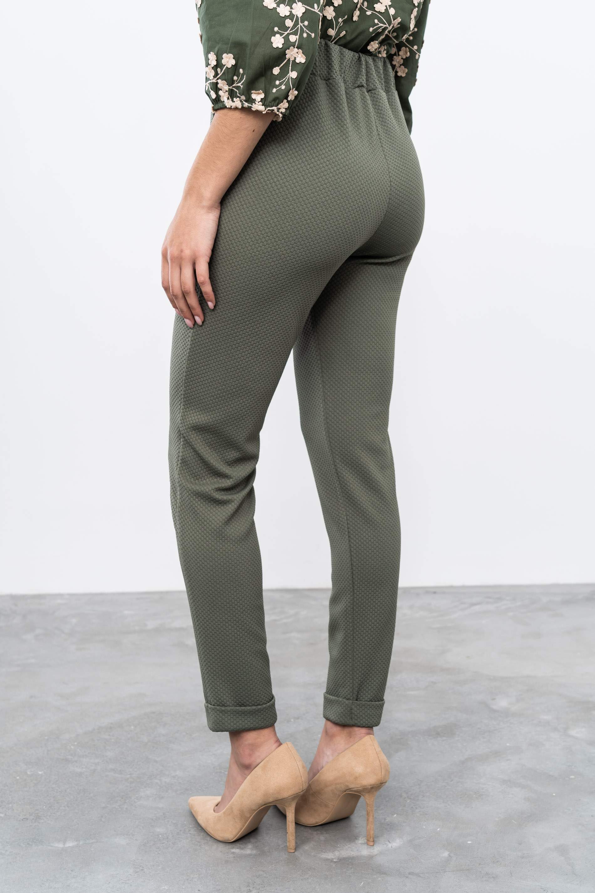 PANTALON GOMA PANEL KAKI - Imagen 4