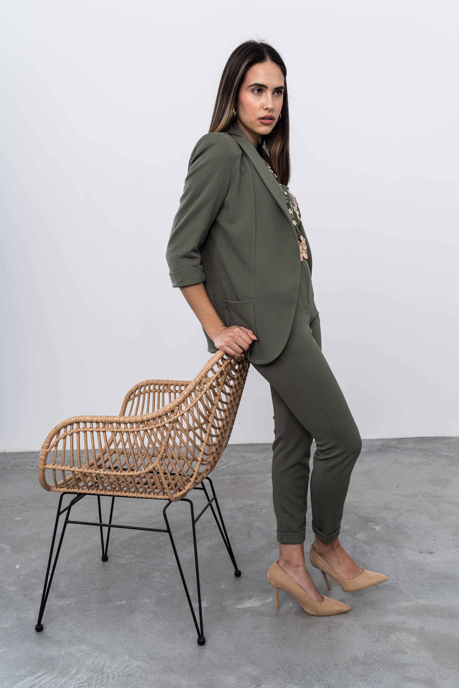 PANTALON GOMA PANEL KAKI - Imagen 5