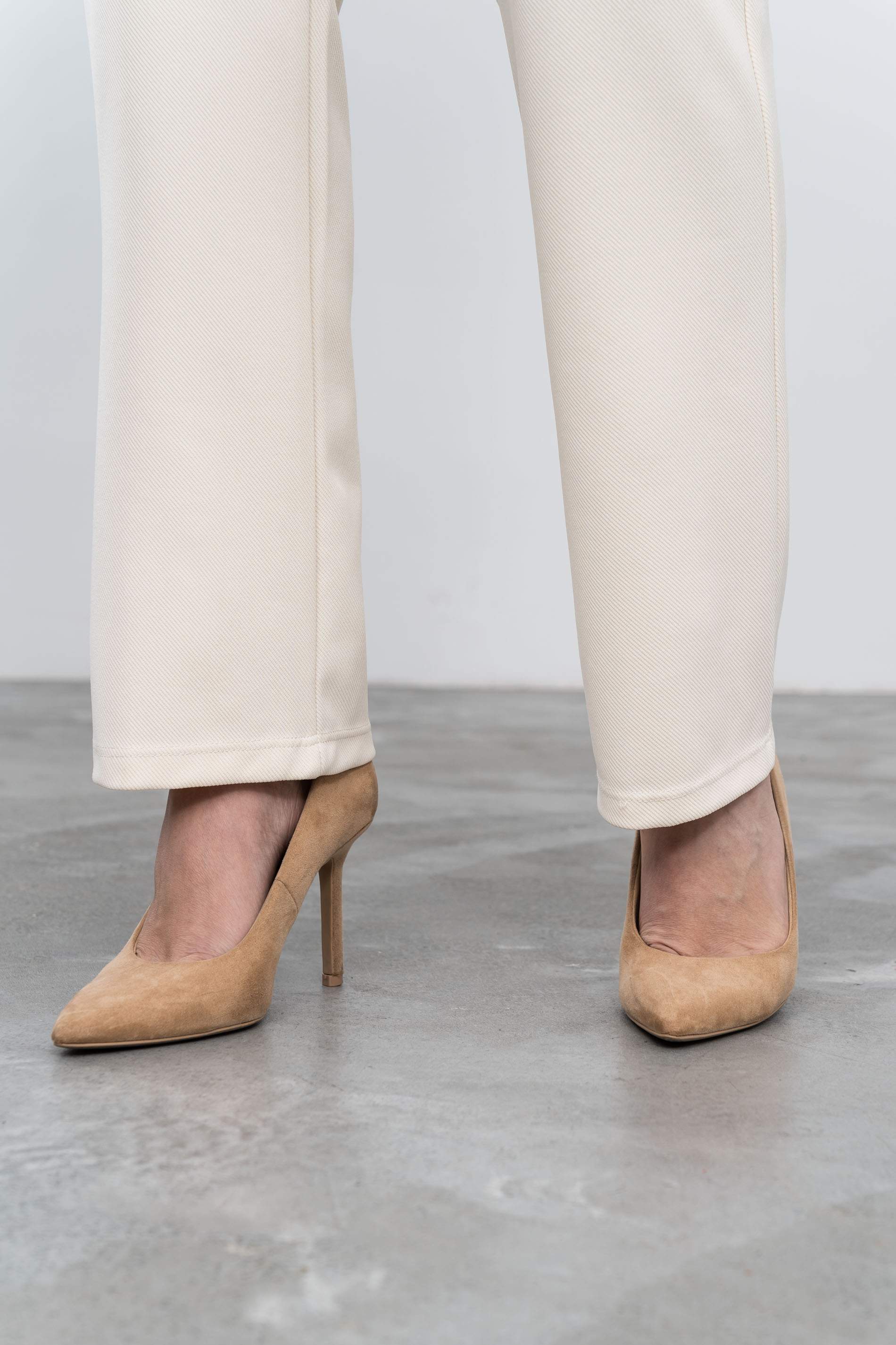 PANTALON RECTO VESTIR HEBILLA CRUDO - Imagen 6