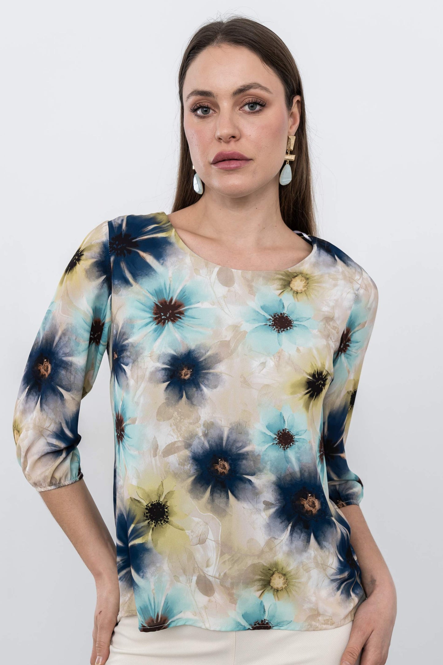 BLUSA MARGARITAS COLORES - Imagen 5