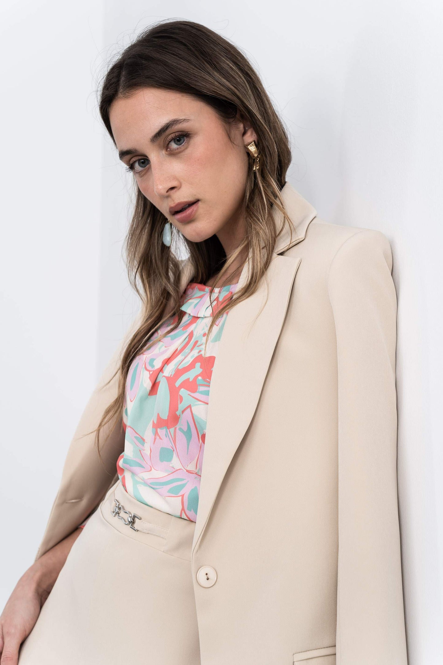 BLUSA FLOR ACUARELA - Imagen 3