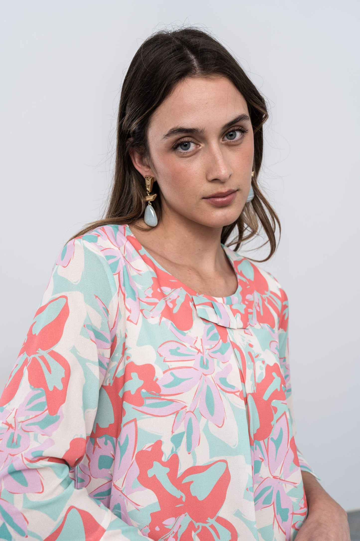 BLUSA FLOR ACUARELA - Imagen 7