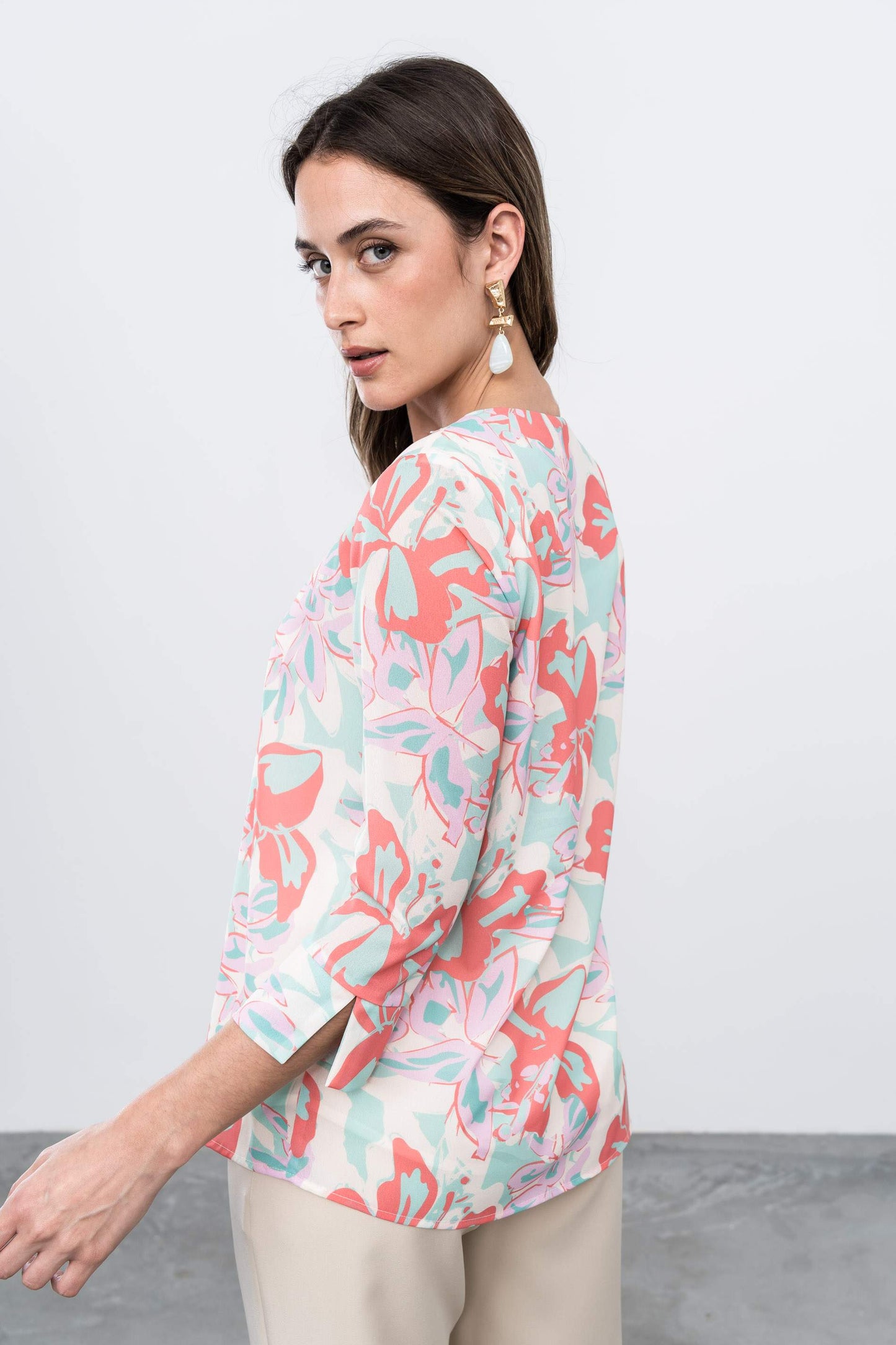 BLUSA FLOR ACUARELA - Imagen 8