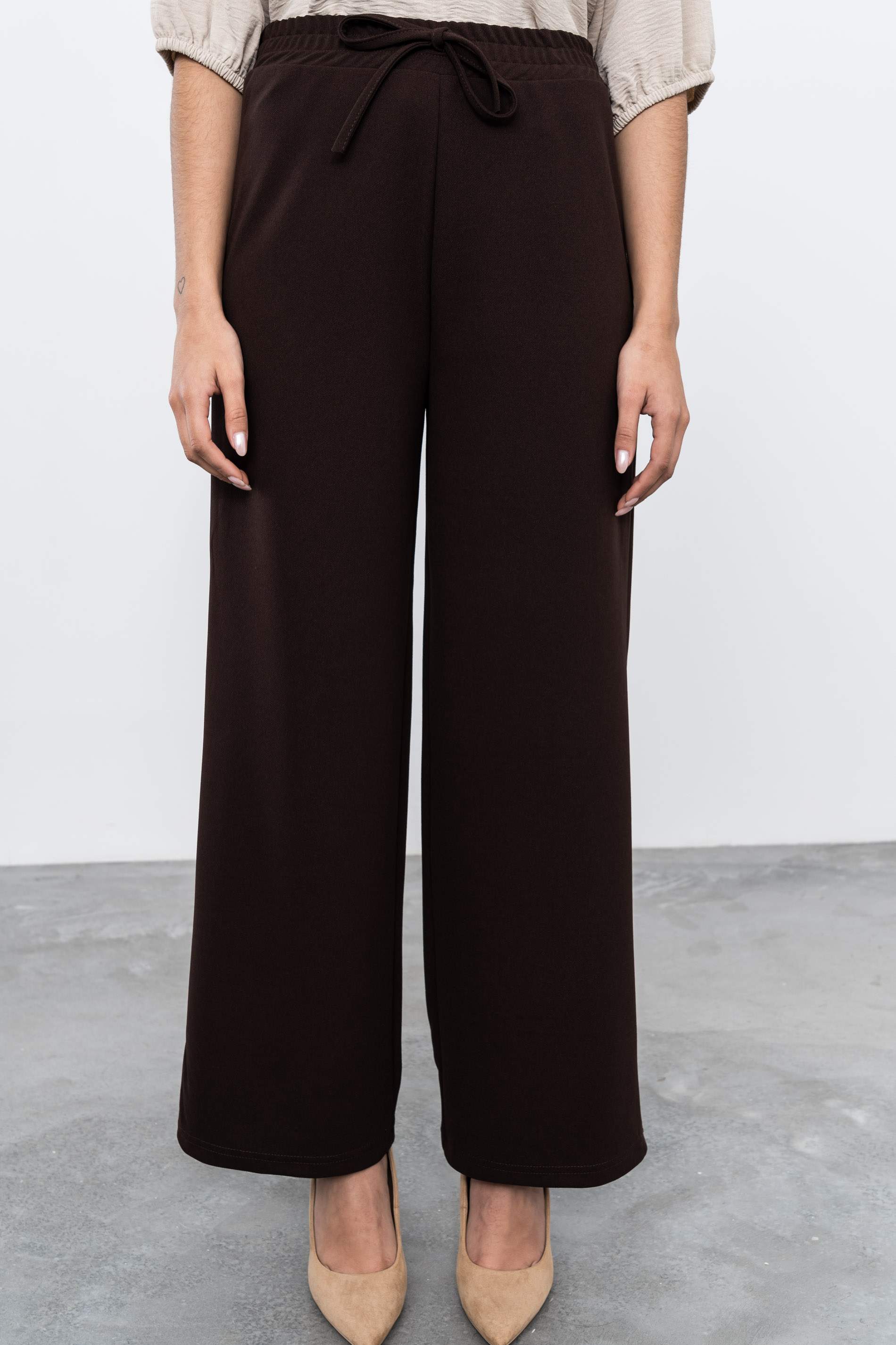 PANTALON ANCHO CHOCOLATE - Imagen 2