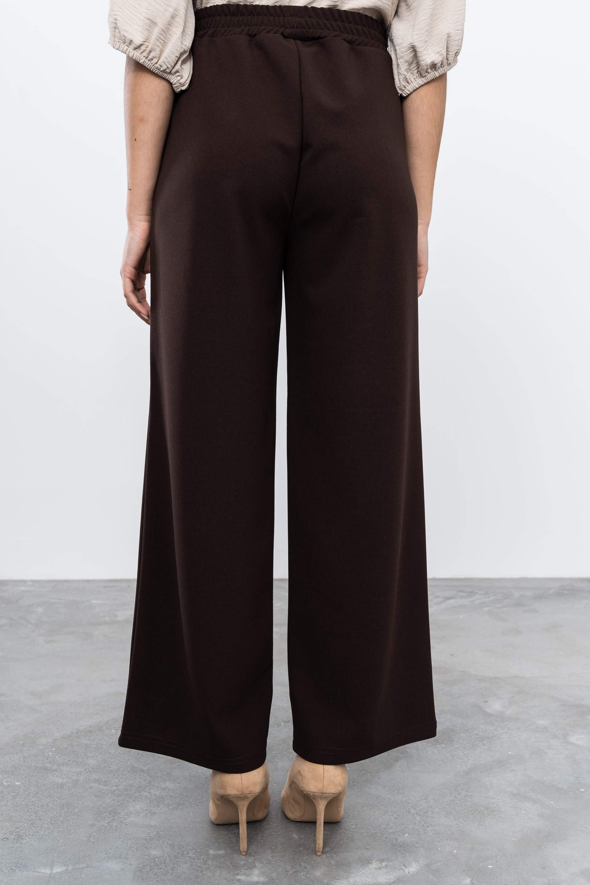 PANTALON ANCHO CHOCOLATE - Imagen 3