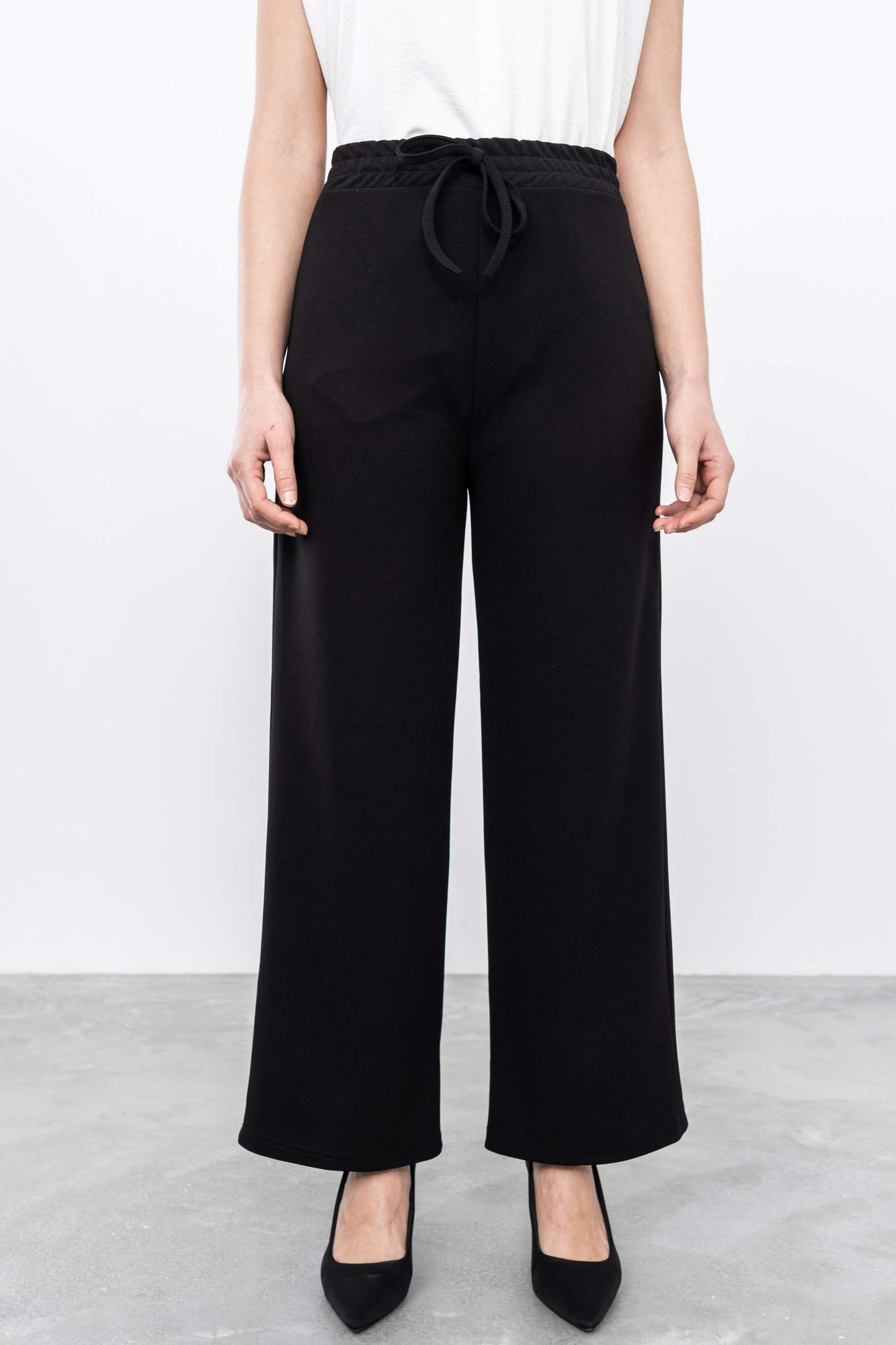 PANTALON ANCHO NEGRO - Imagen 3