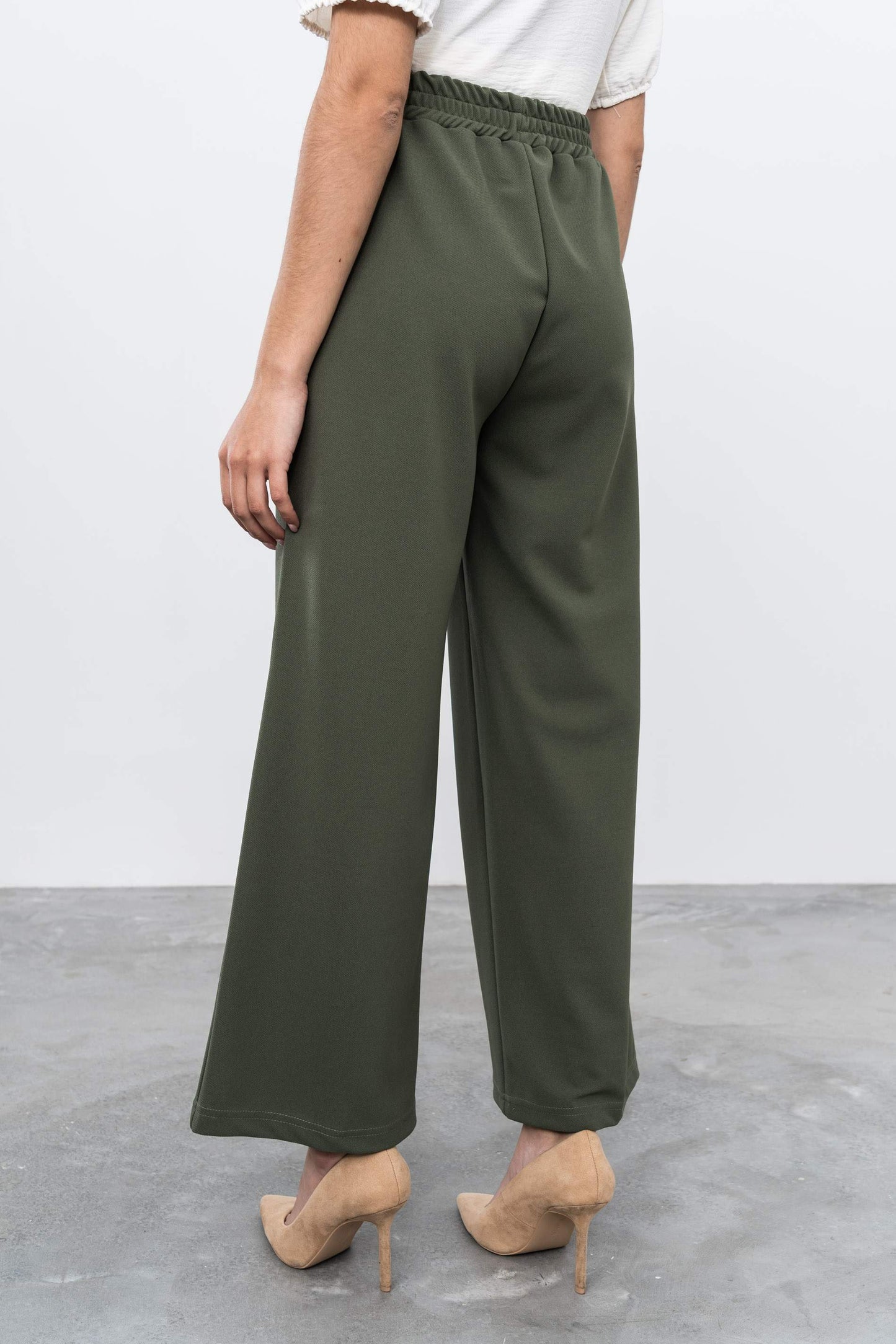 PANTALON ANCHO KAKI - Imagen 3
