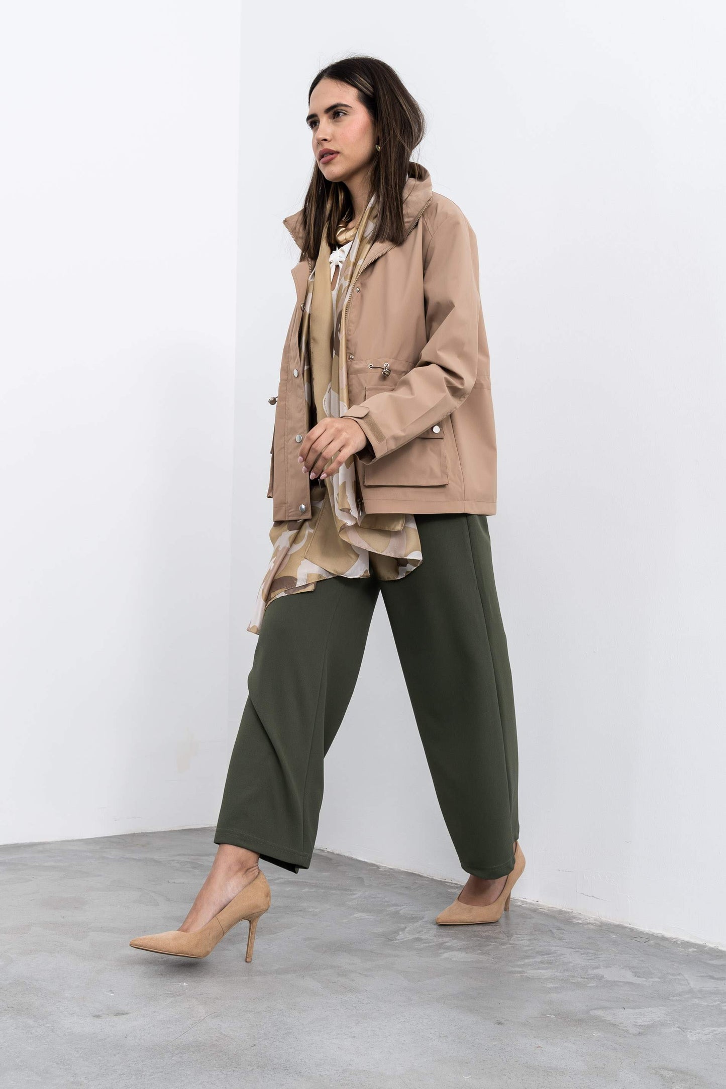 PANTALON ANCHO KAKI - Imagen 4