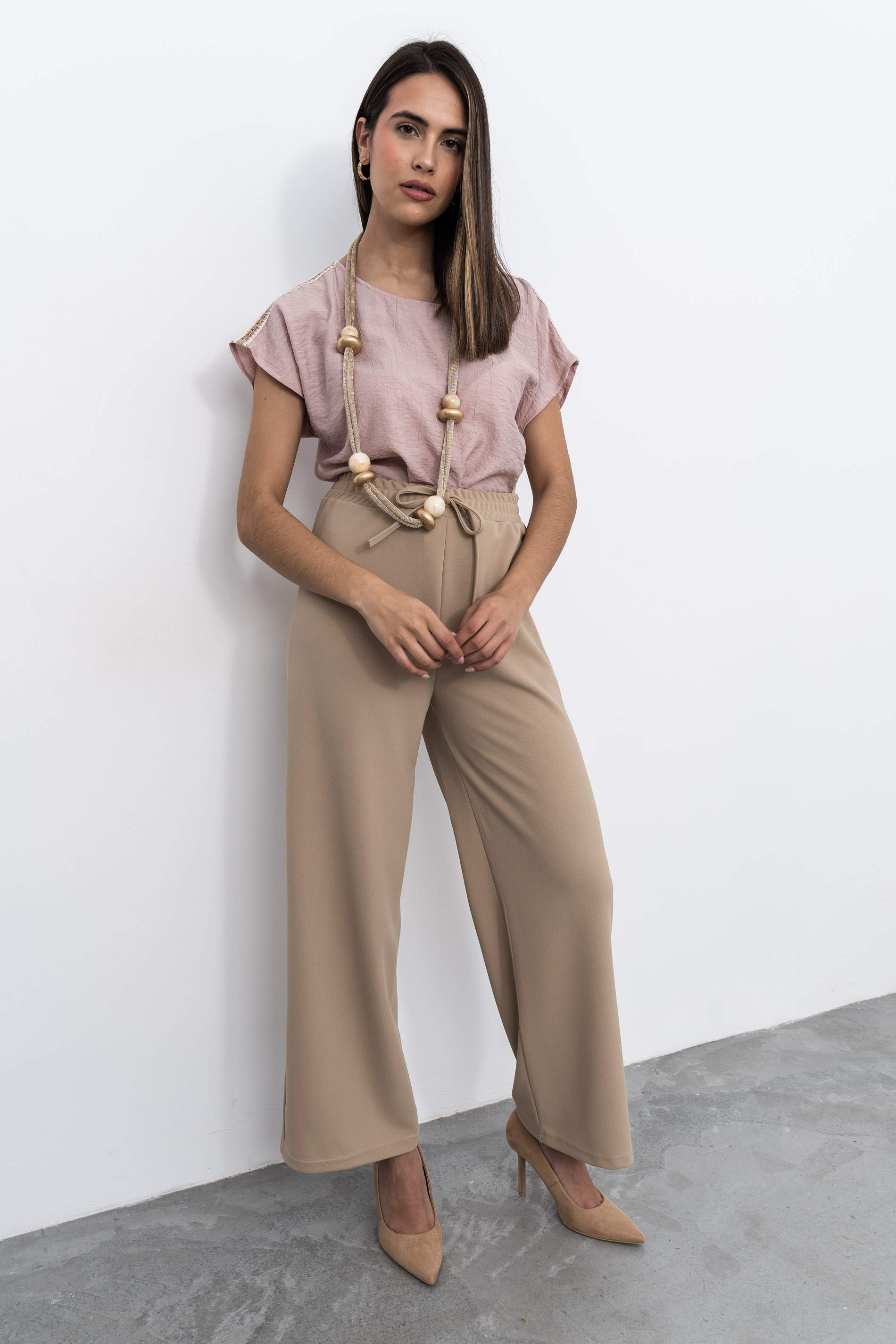 PANTALON ANCHO ARENA