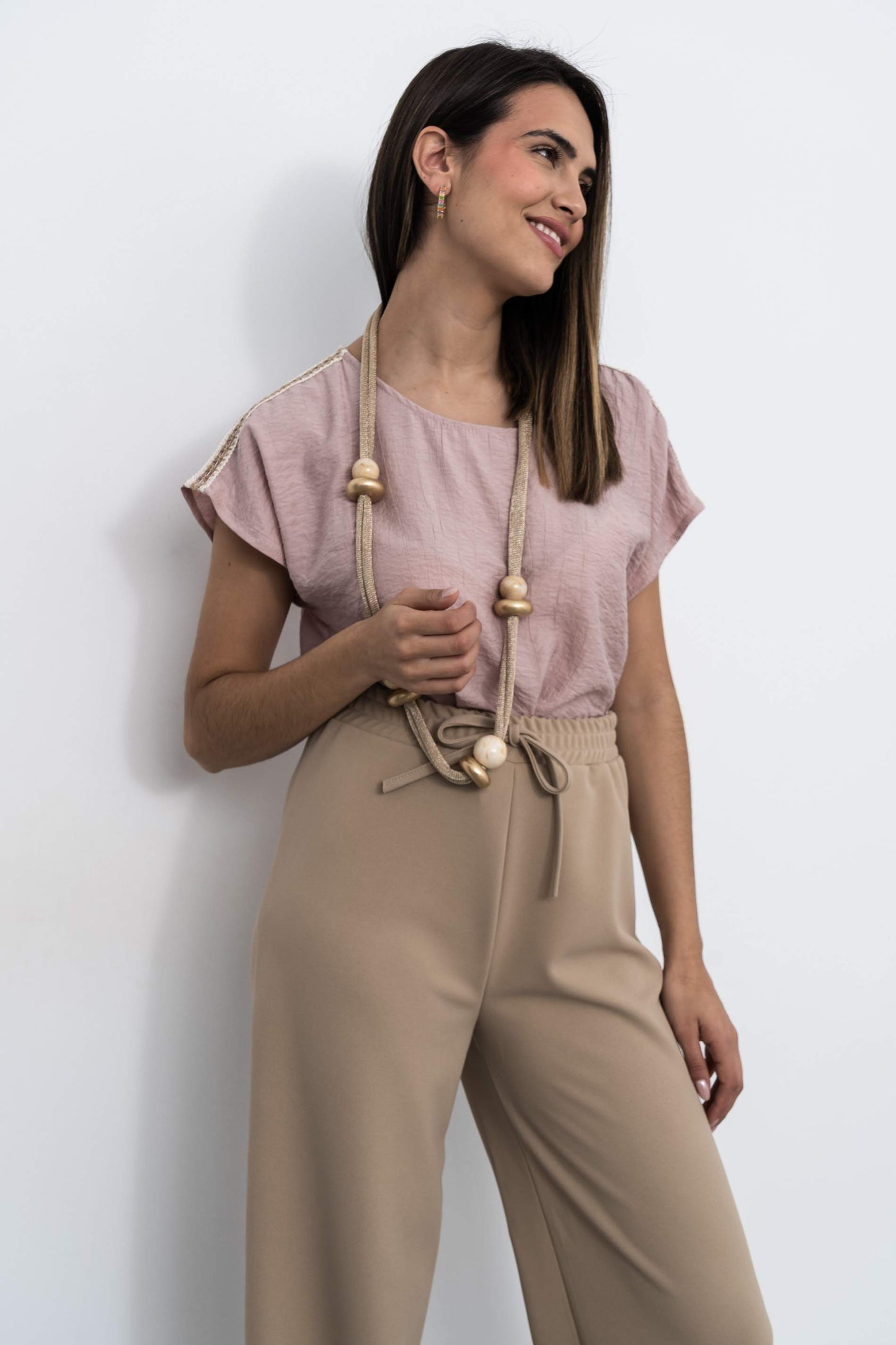 PANTALON ANCHO ARENA - Imagen 5