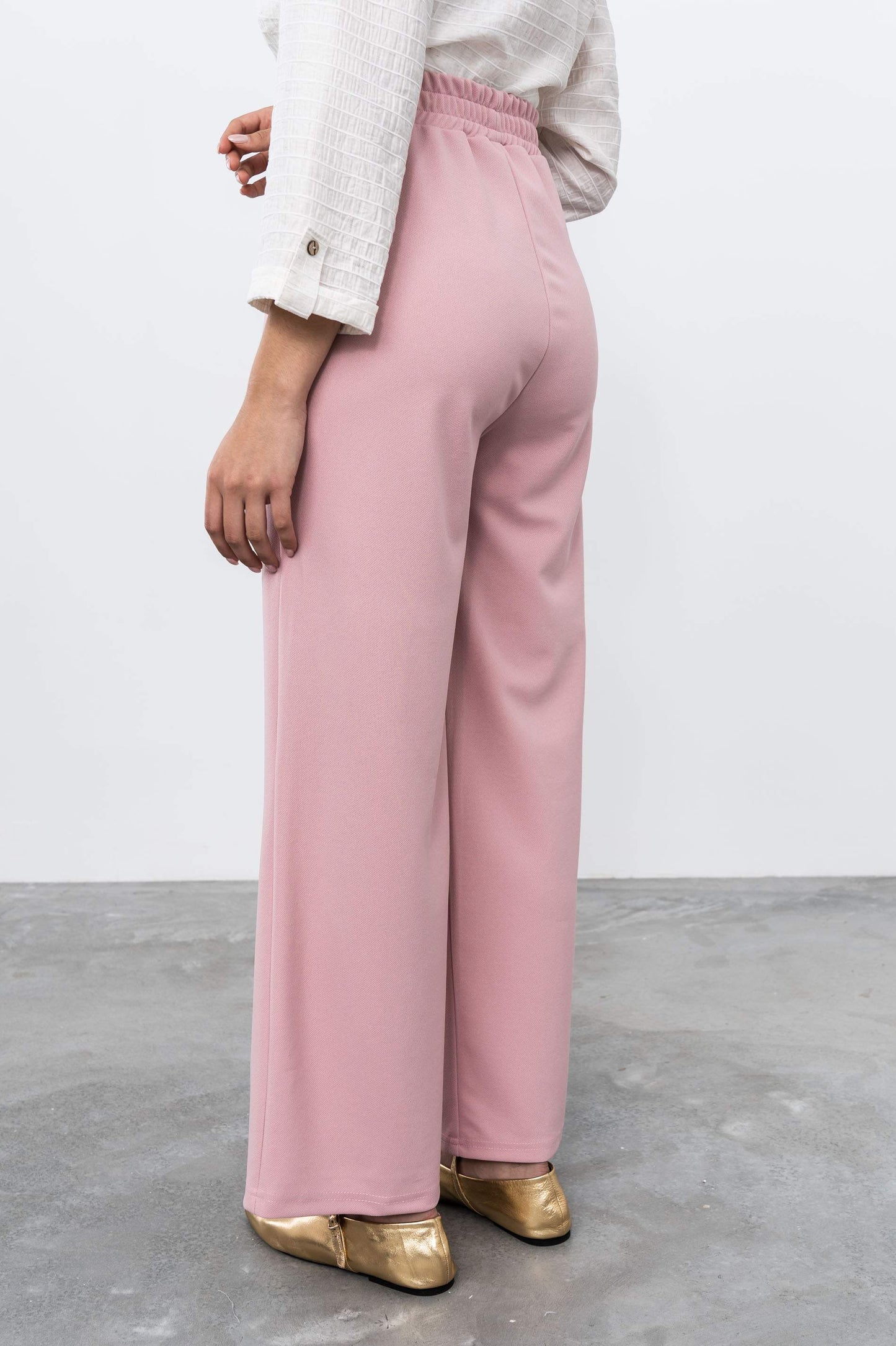PANTALON ANCHO ROSA - Imagen 4