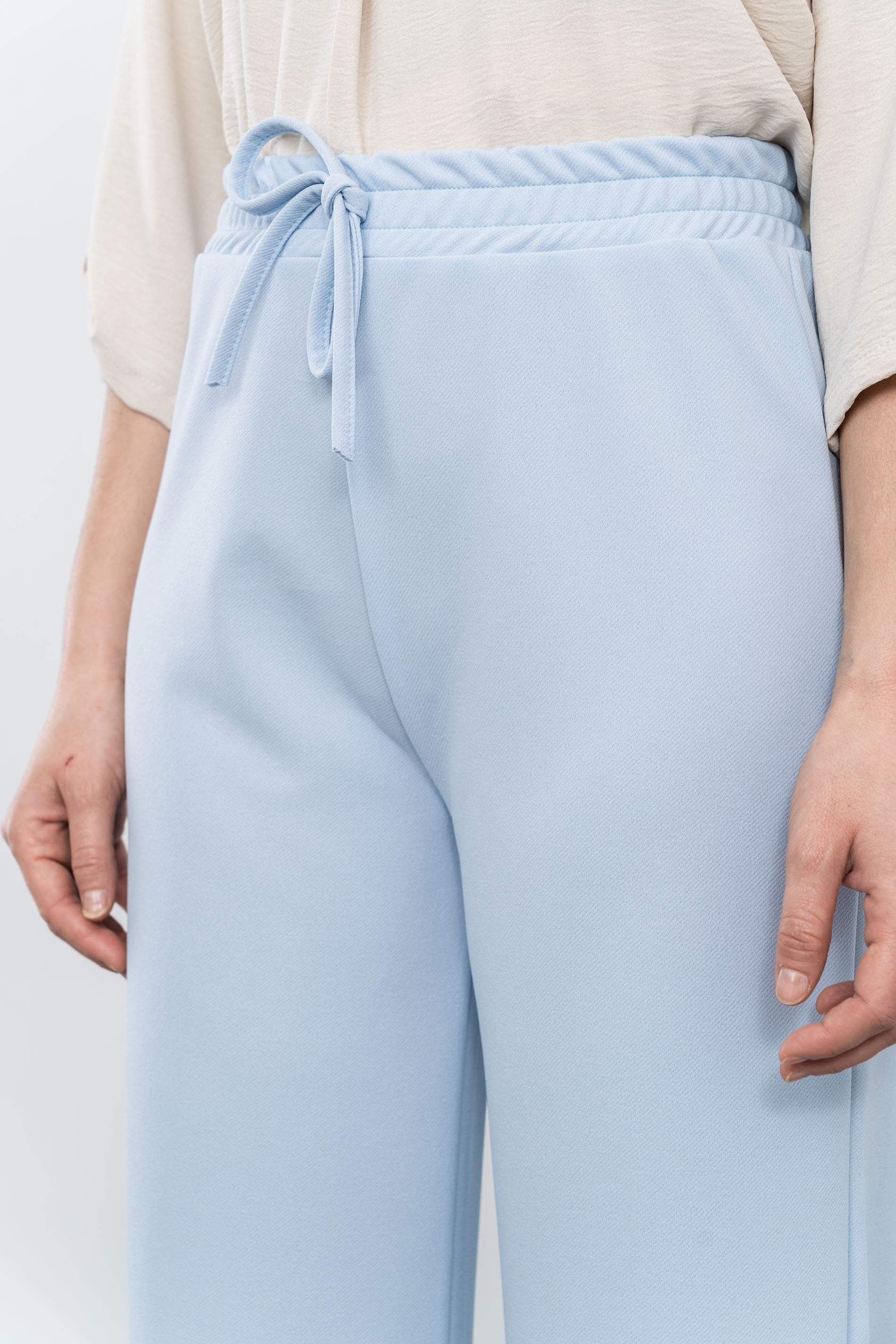 PANTALON ANCHO CELESTE - Imagen 4