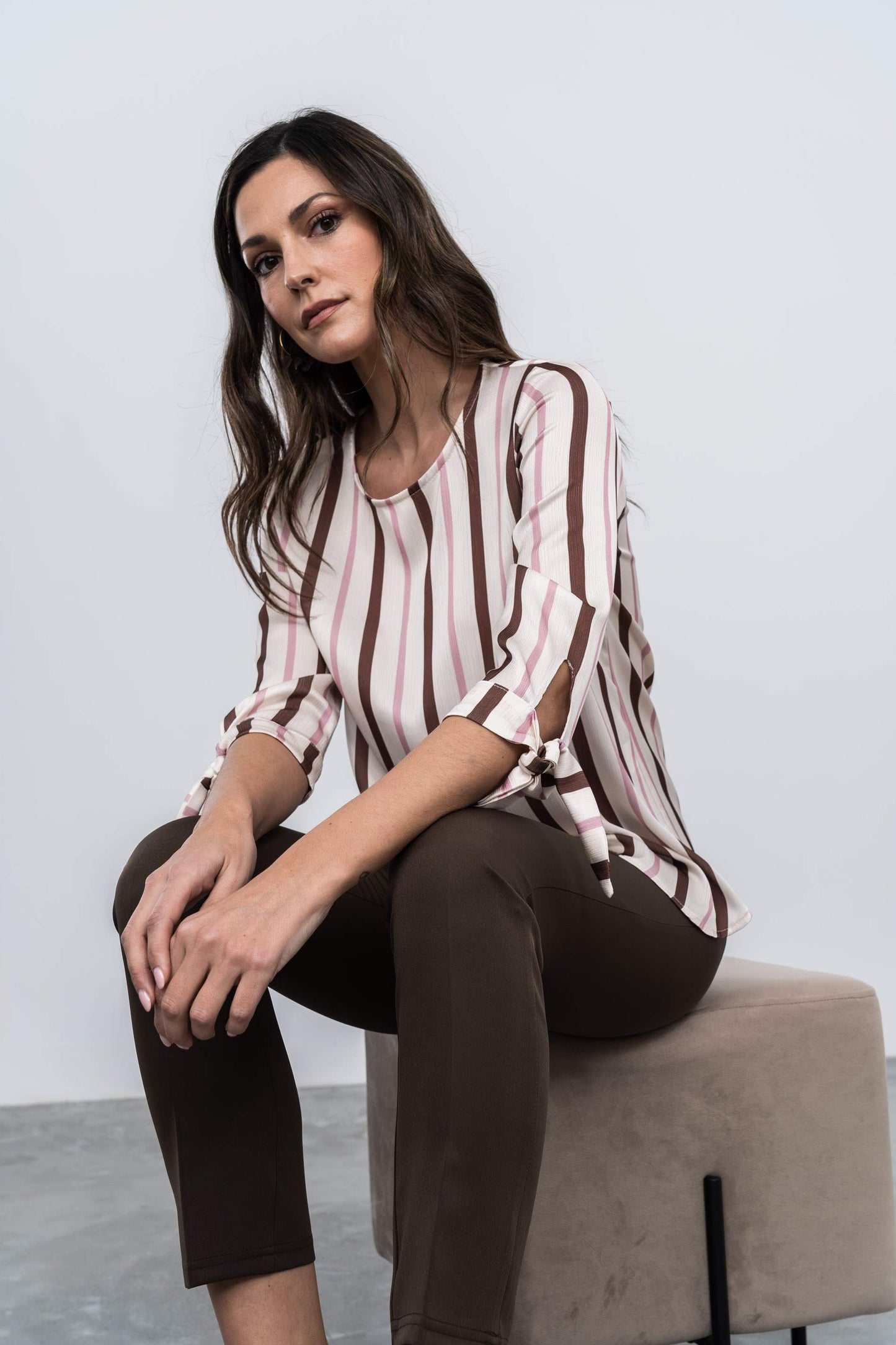 PANTALON VESTIR CHOCOLATE - Imagen 2