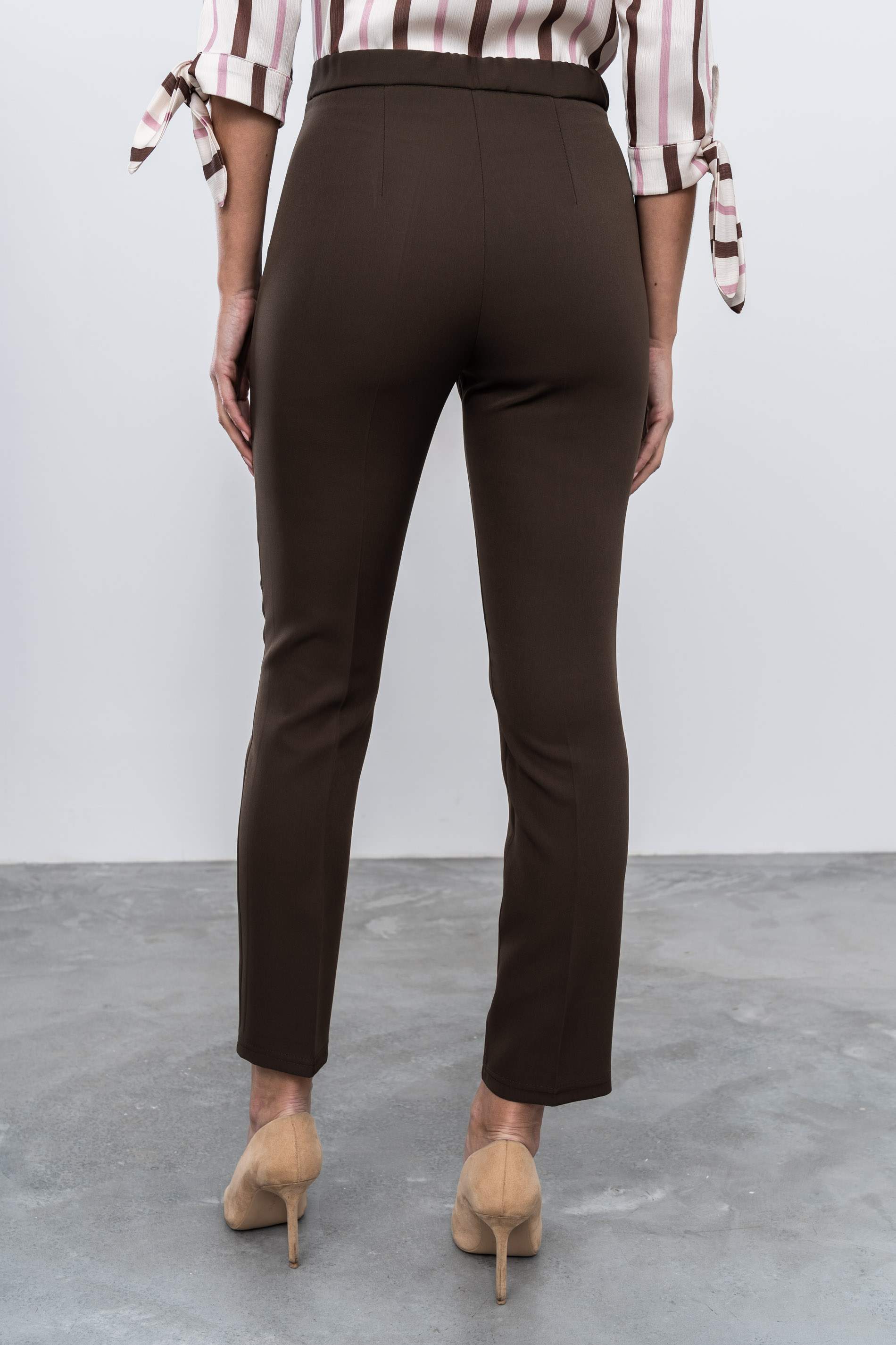 PANTALON VESTIR CHOCOLATE - Imagen 4