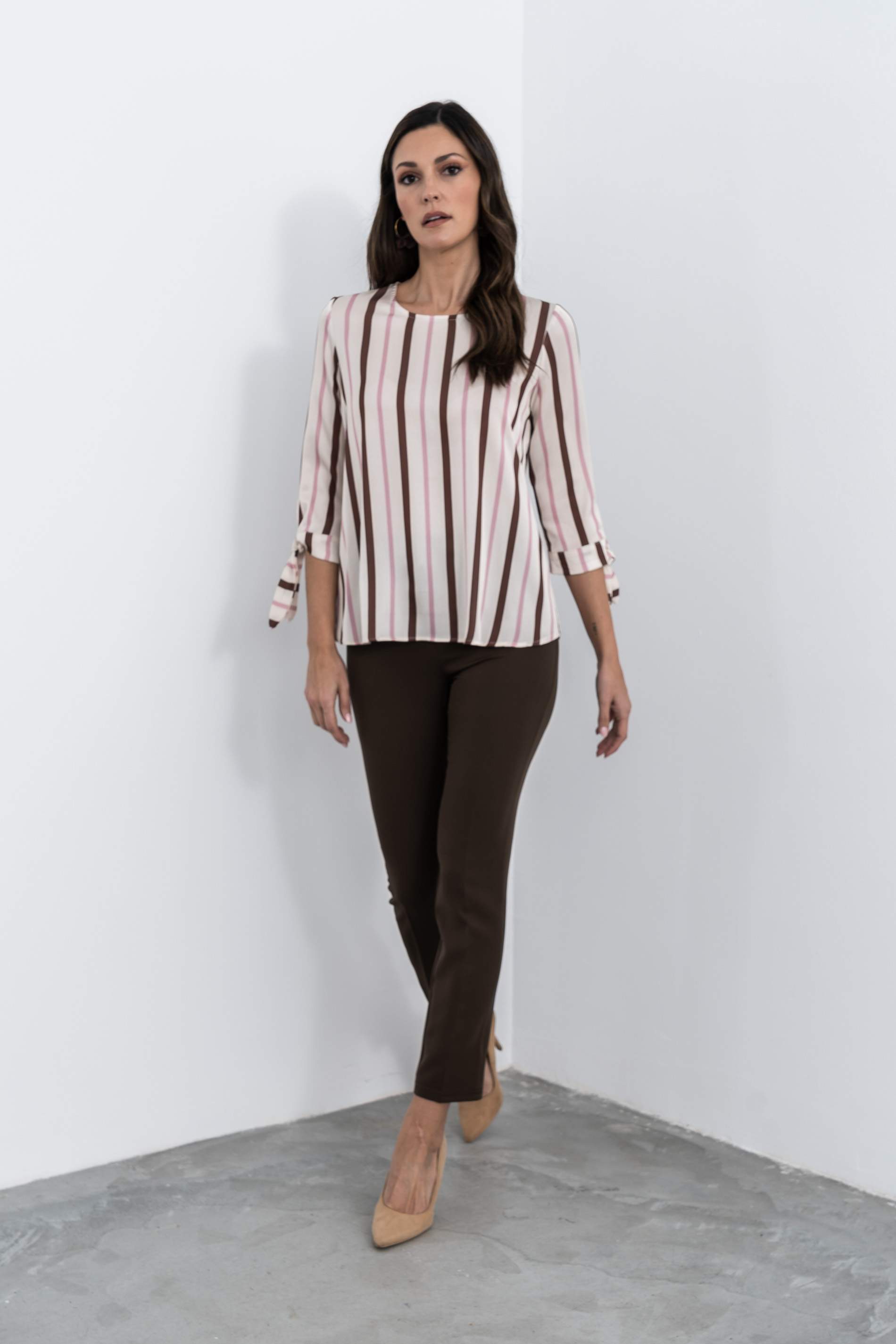 PANTALON VESTIR CHOCOLATE - Imagen 5