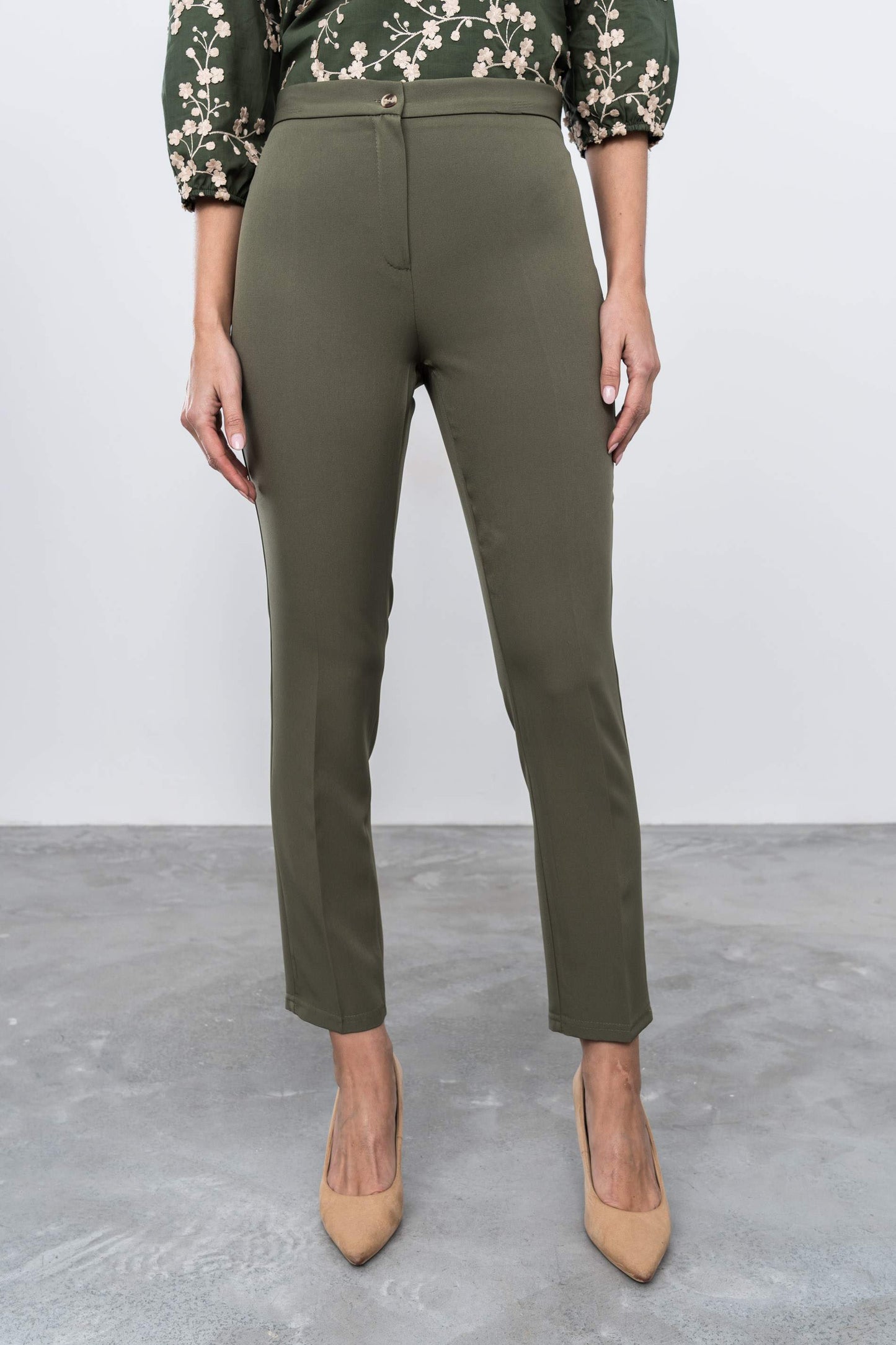 PANTALON VESTIR KAKI - Imagen 3